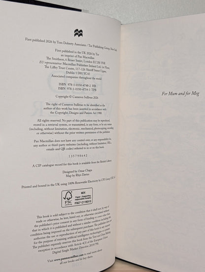 The Red Winter by Cameron Sullivan (Signed Numbered Edition with sprayed edges) - Fialta Books