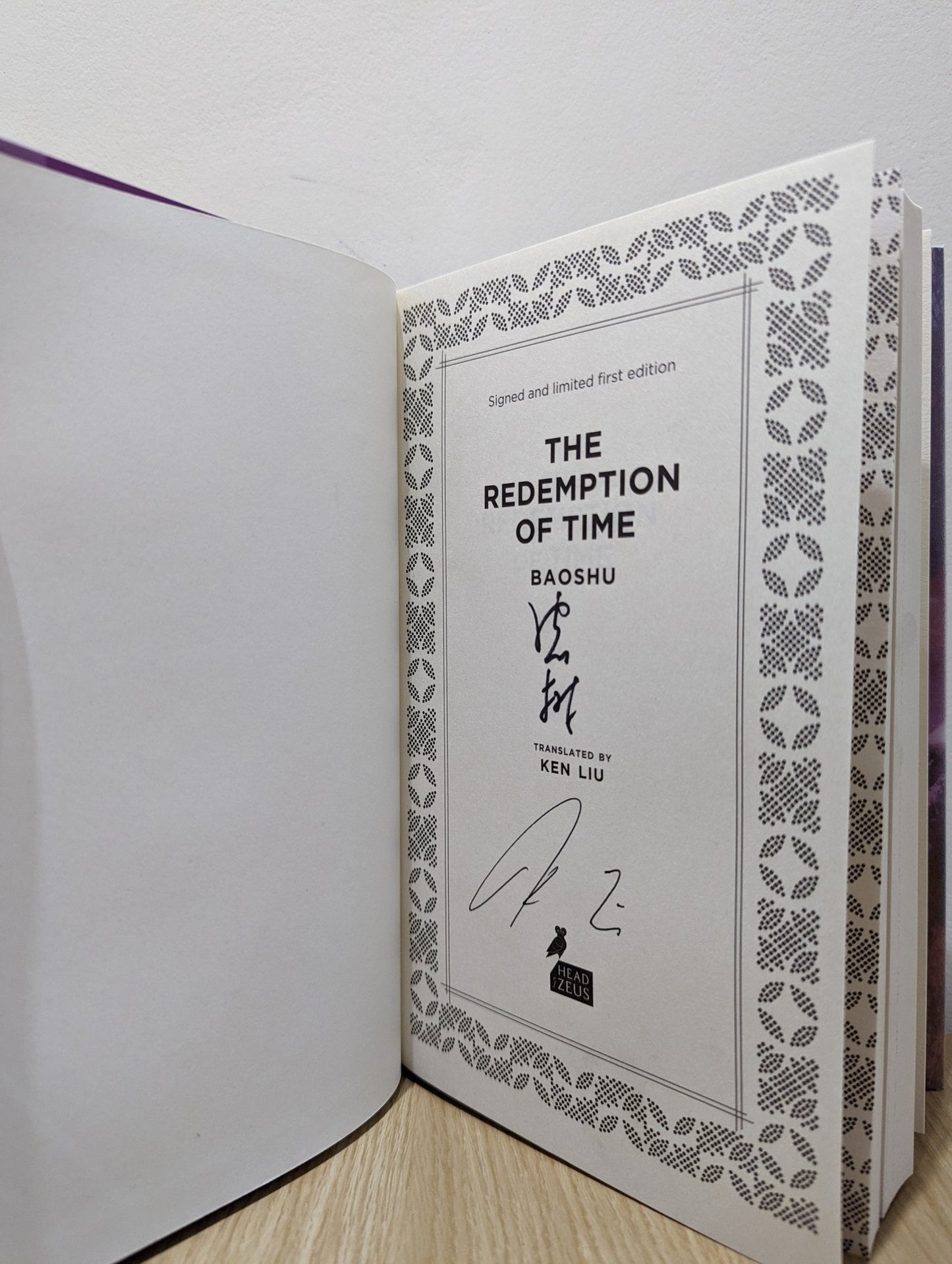 The Redemption of Time: A Three - Body Problem Novel by Baoshu (Signed First Edition) - Fialta Books