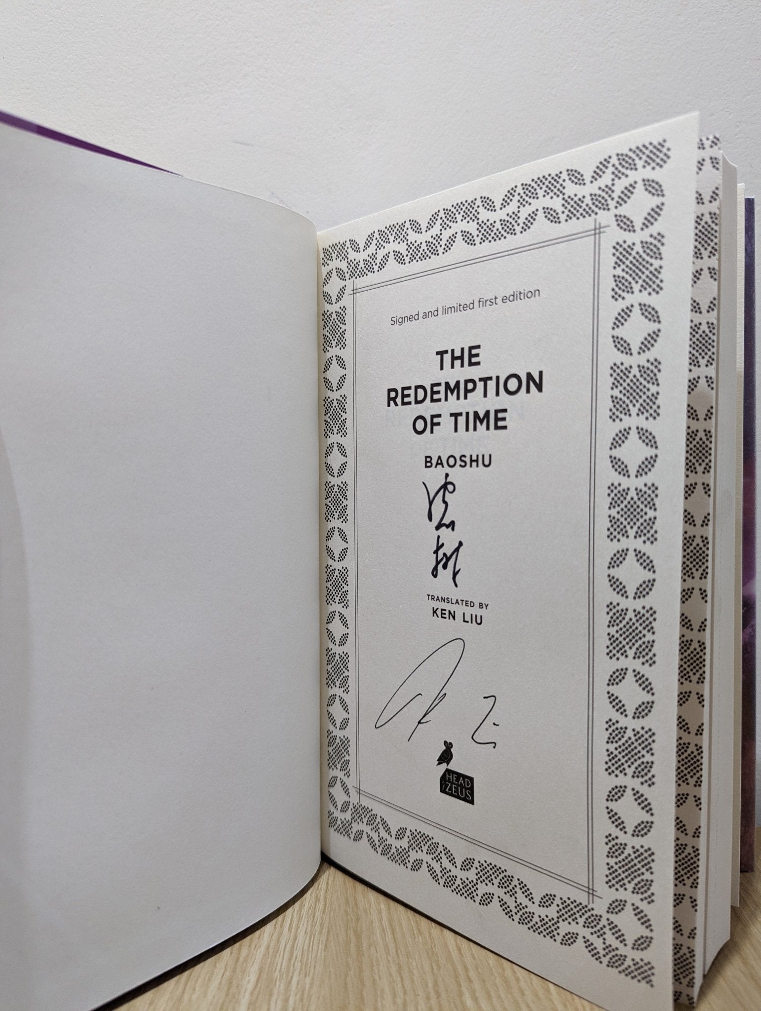 The Redemption of Time: A Three - Body Problem Novel by Baoshu (Signed First Edition) - Fialta Books