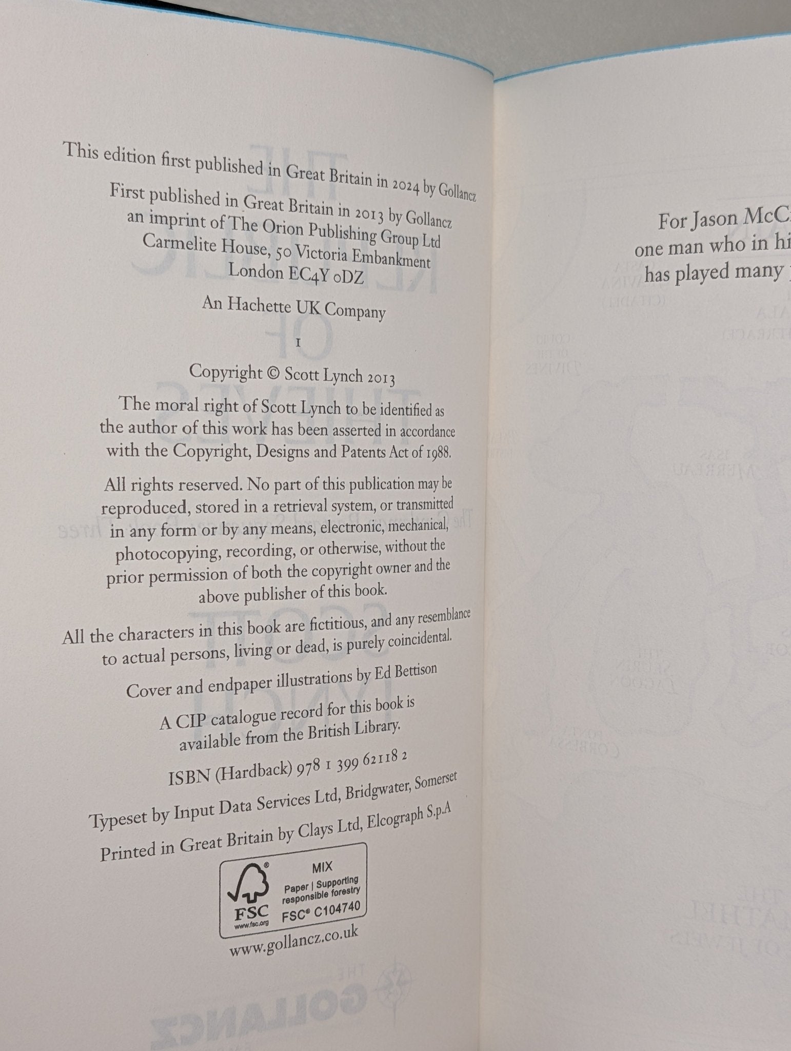 The Republic of Thieves by Scott Lynch (Signed Numbered Deluxe Edition) - Fialta Books