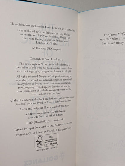 The Republic of Thieves by Scott Lynch (Signed Numbered Deluxe Edition) - Fialta Books