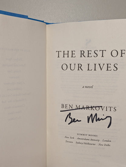 The Rest of Our Lives: A Novel by Ben Markovits (Signed First US Edition) - Fialta Books