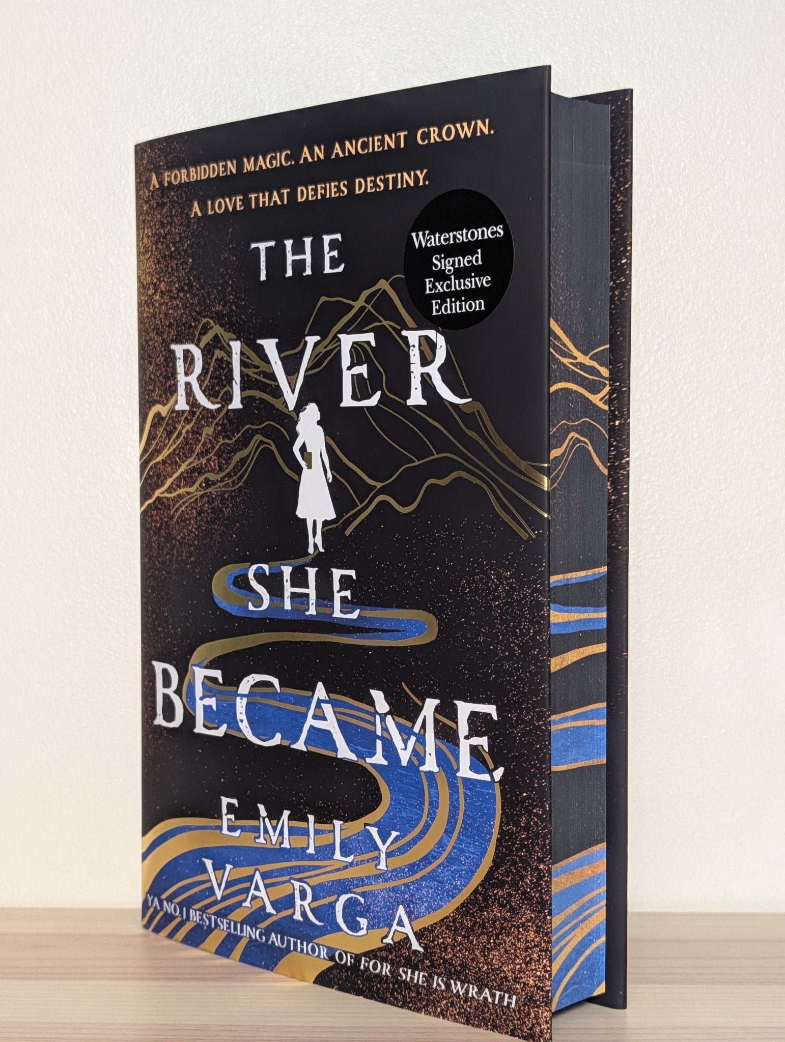 The River She Became by Emily Varga (Signed First Edition with sprayed edges) - Fialta Books
