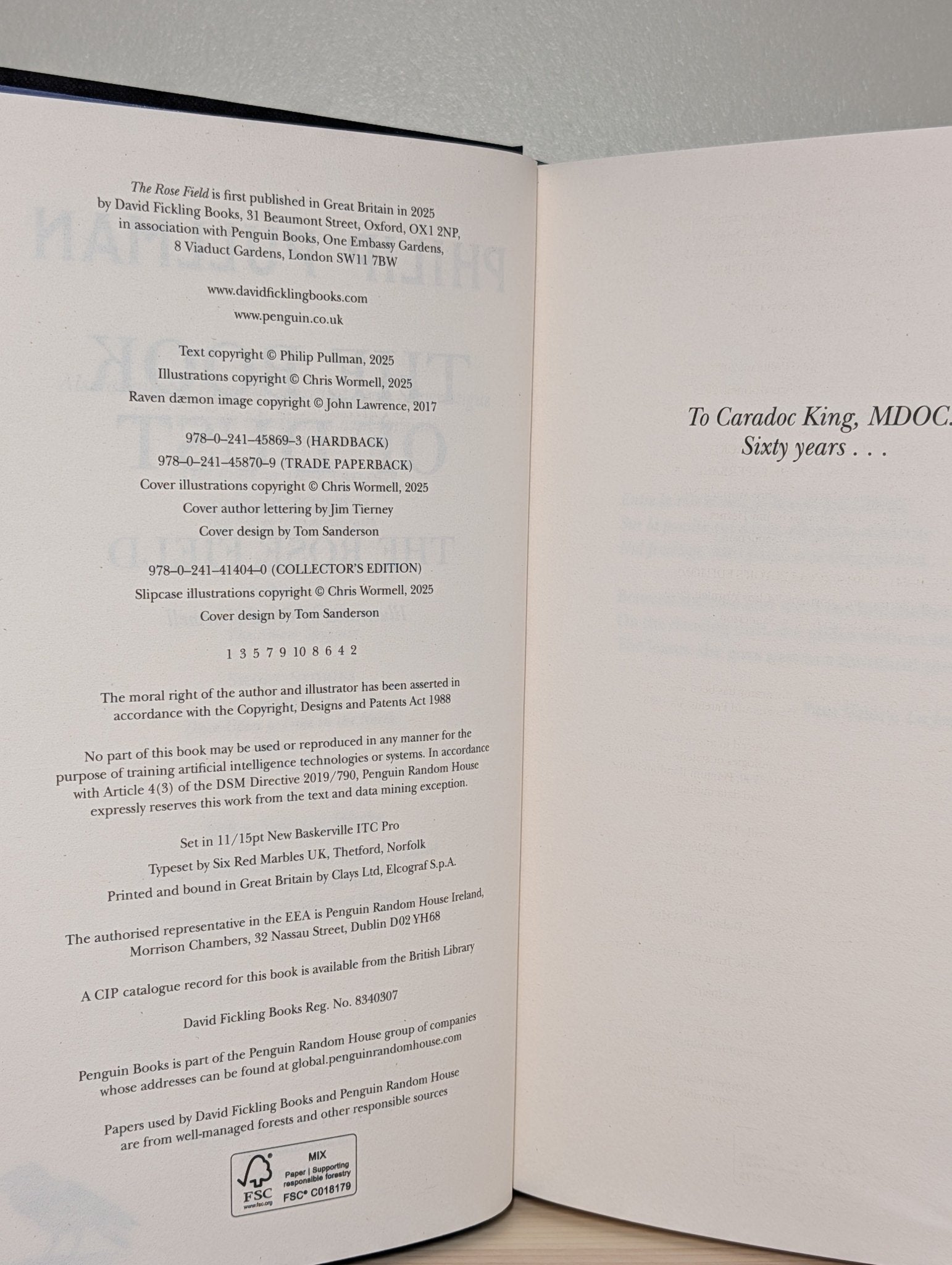 The Rose Field by Philip Pullman (Exclusive First Edition) - Fialta Books