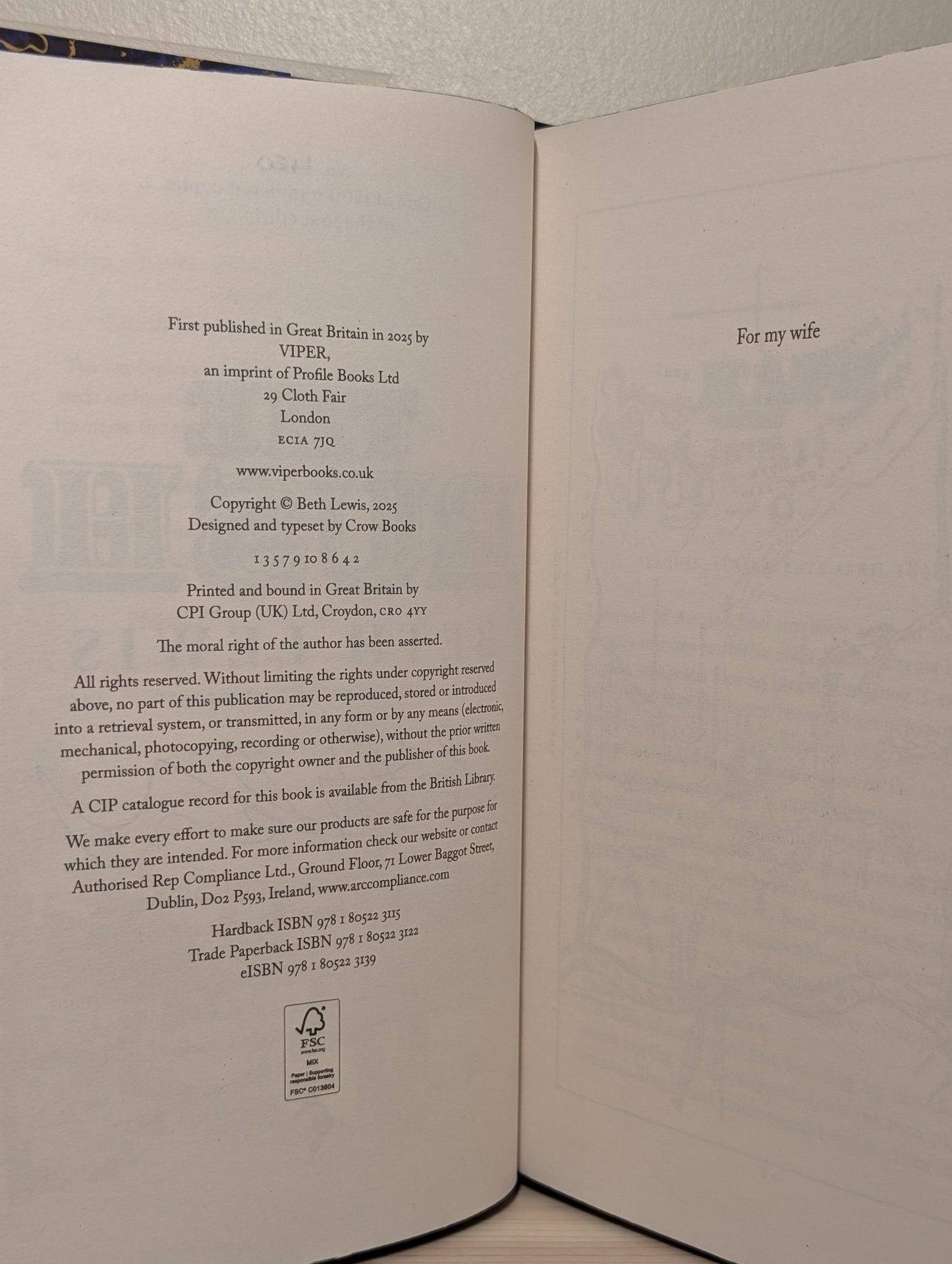 The Rush by Beth Lewis (Signed Numbered First Edition with sprayed edges) - Fialta Books