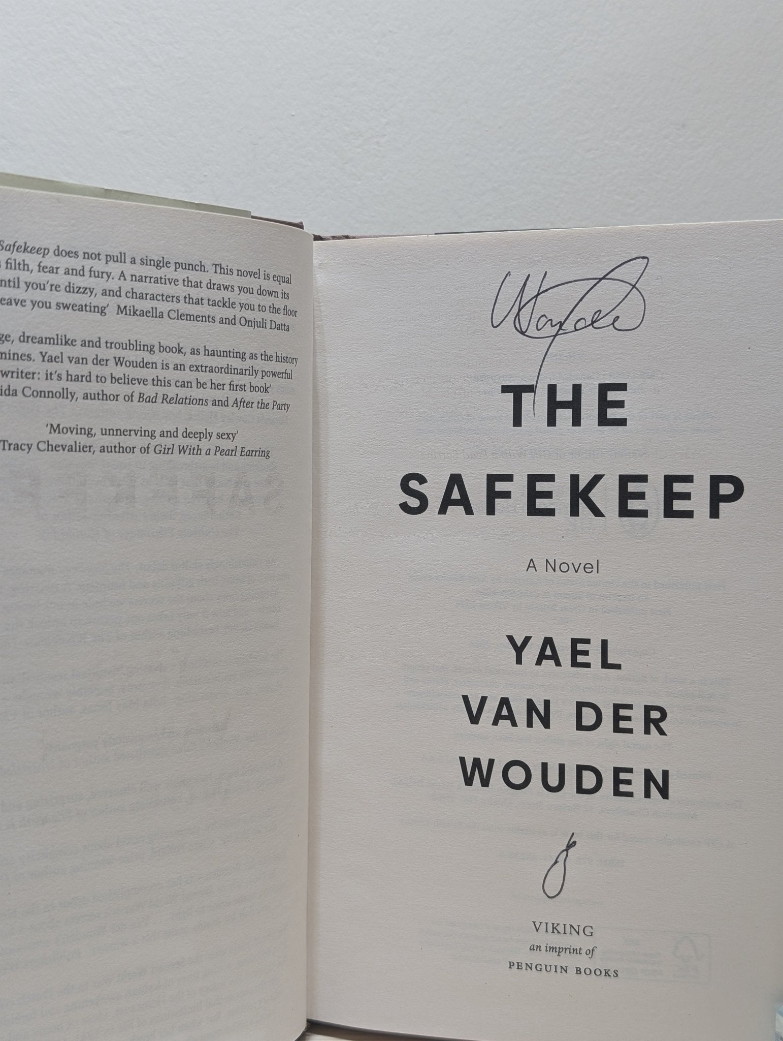 The Safekeep by Yael Van Der Wouden (Signed) - Fialta Books