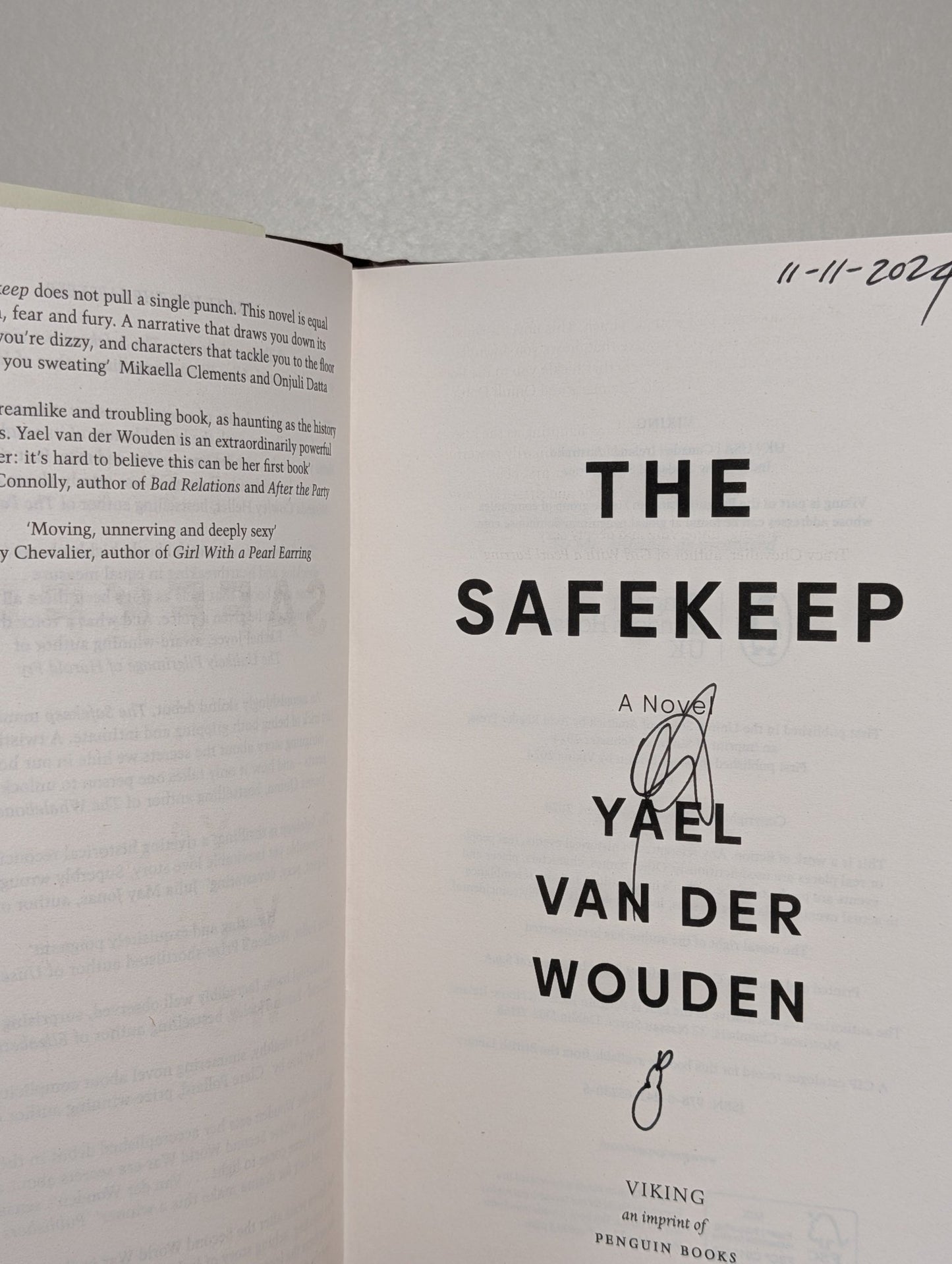 The Safekeep by Yael Van Der Wouden (Signed First Edition) - Fialta Books