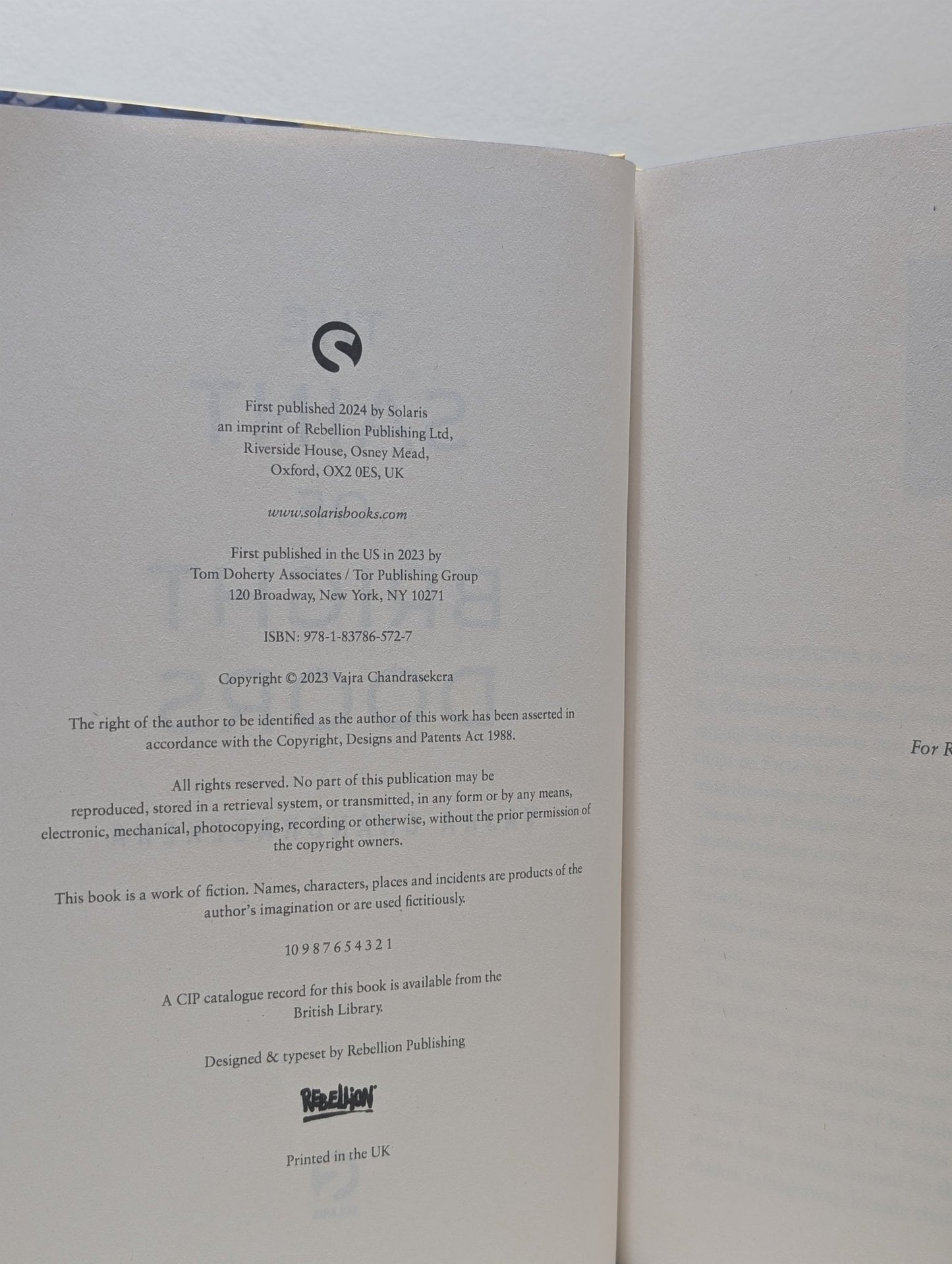 The Saint of Bright Doors by Vajra Chandrasekera (Signed Numbered Edition) - Fialta Books