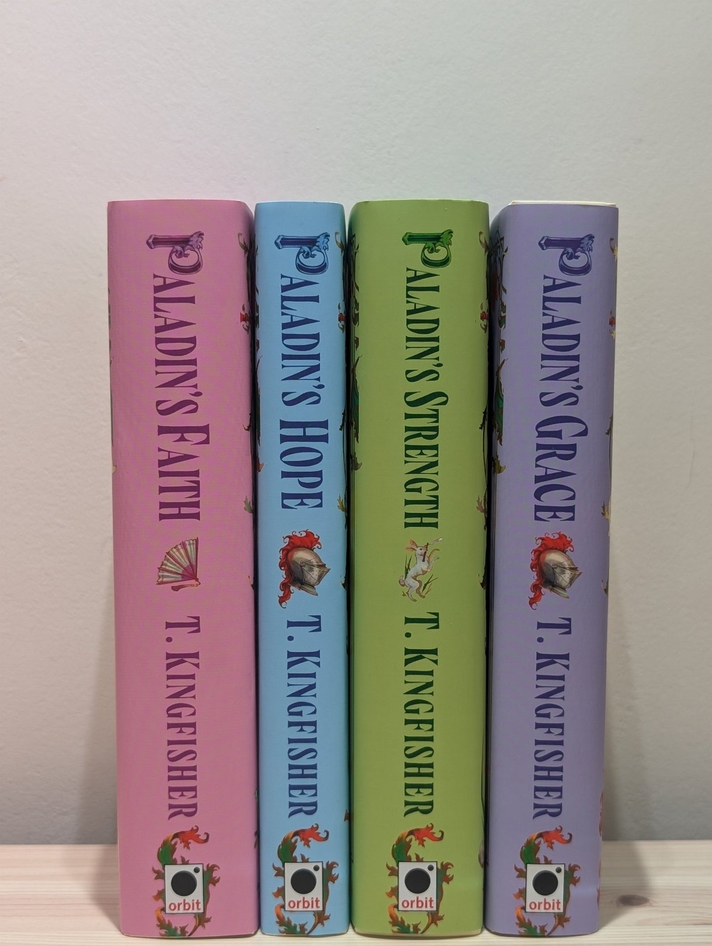 The Saint of Steel Series: Paladin's Grace; Paladin's Strength; Paladin's Hope; Paladin's Faith by T. Kingfisher (First UK Edition with sprayed edges) - Fialta Books