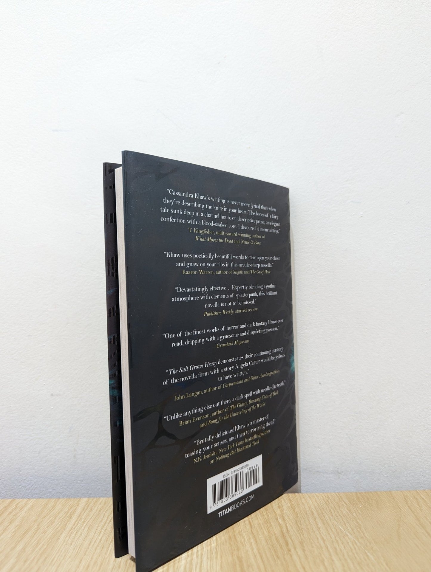 The Salt Grows Heavy by Cassandra Khaw (Signed First Edition) - Fialta Books