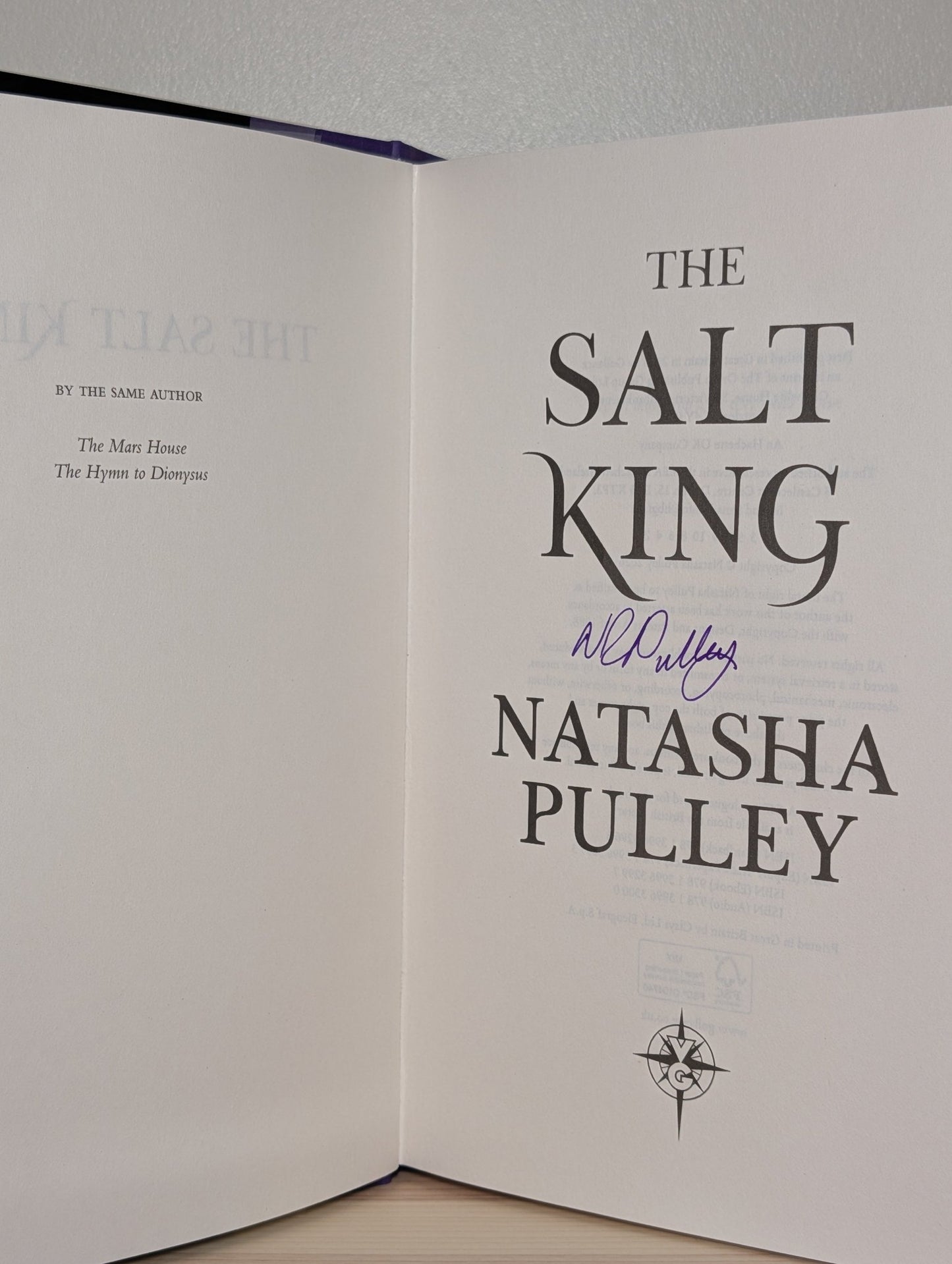 The Salt King by Natasha Pulley (Signed First Edition) - Fialta Books