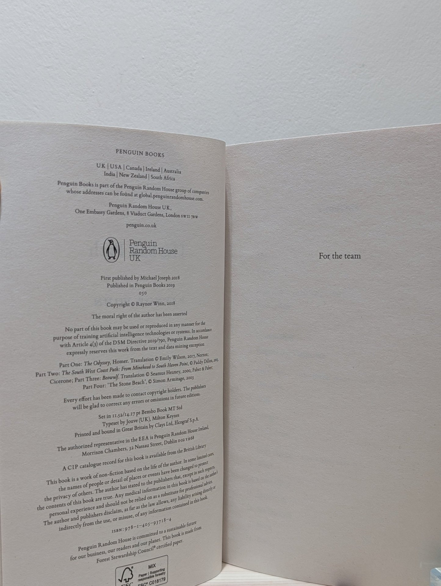 The Salt Path by Raynor Winn (Signed) - Fialta Books