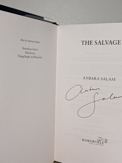 The Salvage by Anbara Salam (Signed First Edition) - Fialta Books