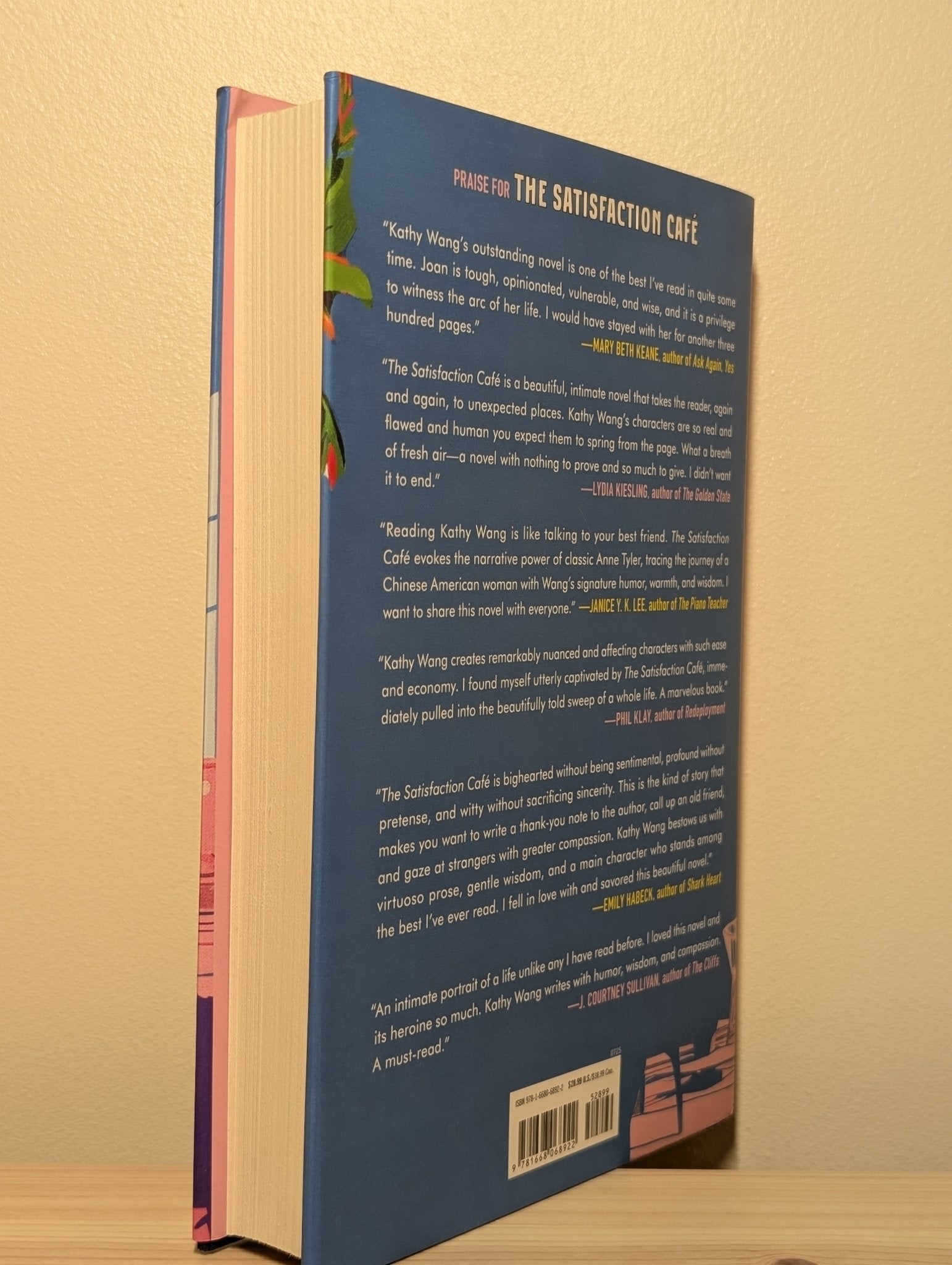 The Satisfaction Café: A Novel by Kathy Wang (Signed First Edition) - Fialta Books