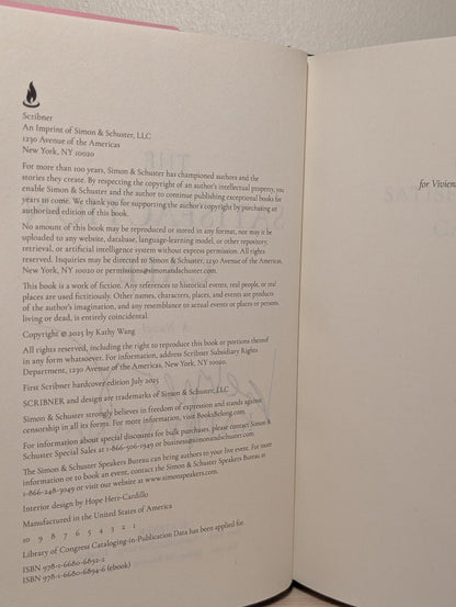 The Satisfaction Café: A Novel by Kathy Wang (Signed First Edition) - Fialta Books