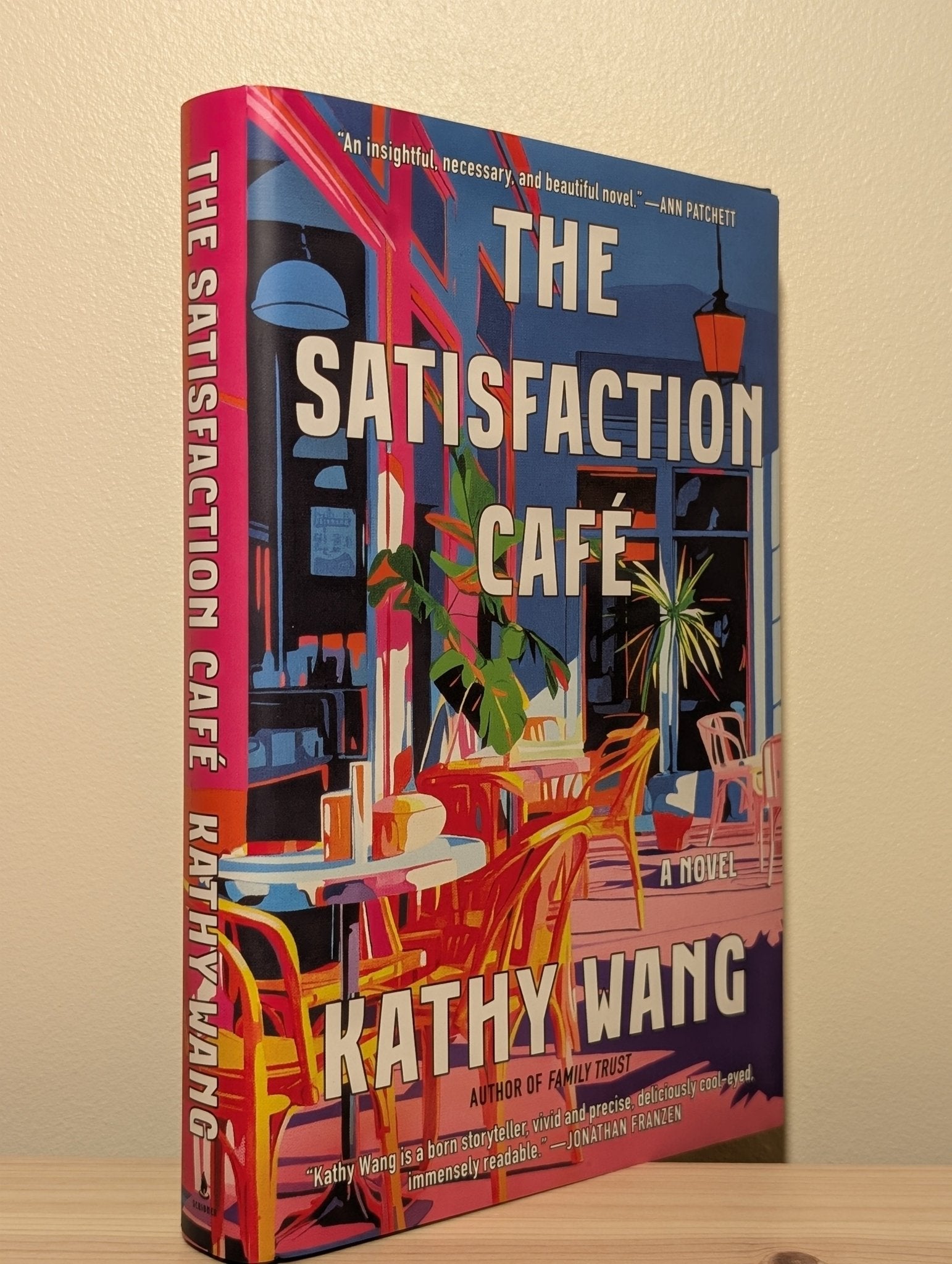 The Satisfaction Café: A Novel by Kathy Wang (Signed First Edition) - Fialta Books