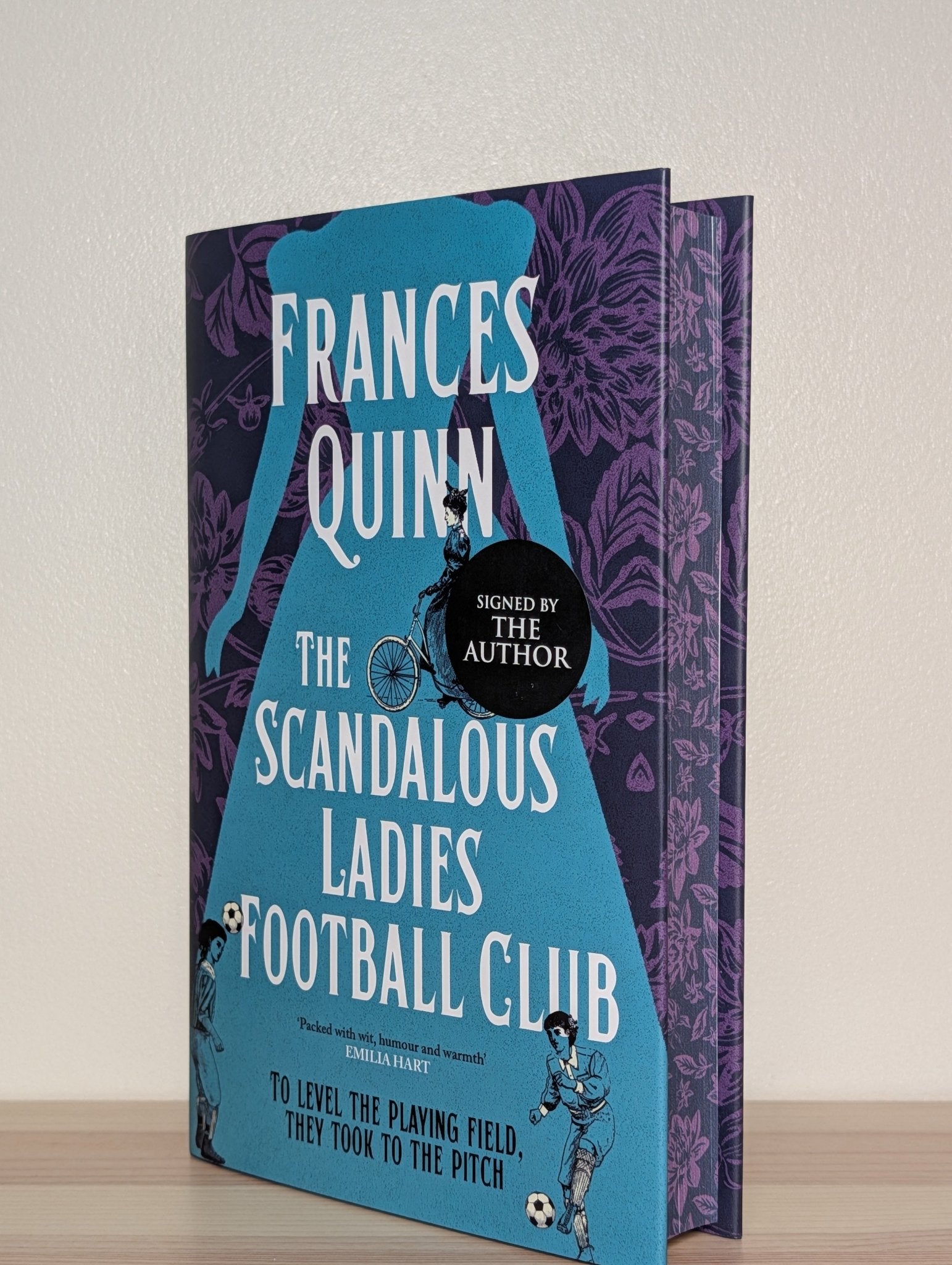 The Scandalous Ladies Football Club by Frances Quinn (Signed First Edition with sprayed edges) - Fialta Books