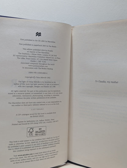 The Scar by China Mieville (Signed Special Edition) - Fialta Books