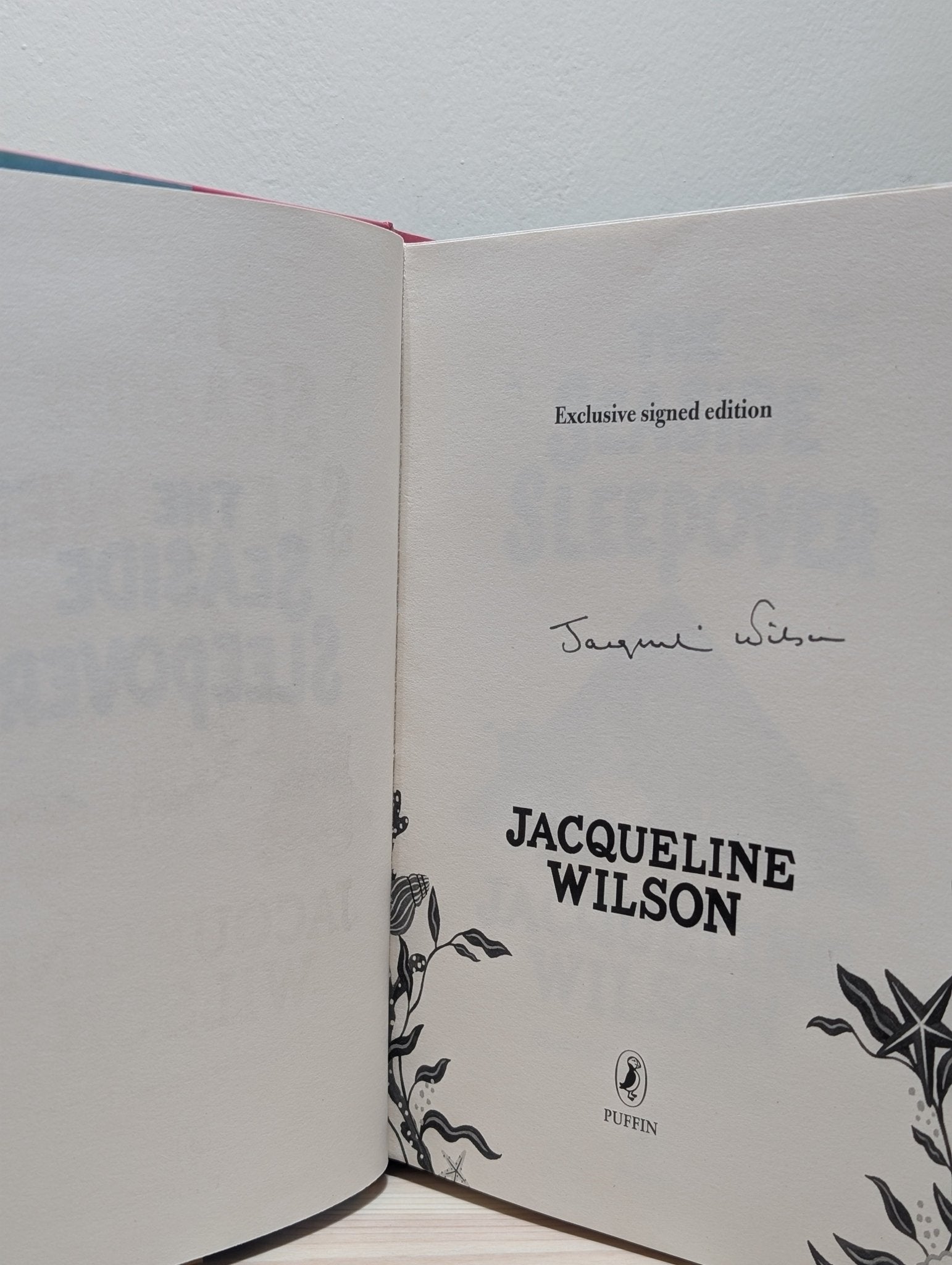 The Seaside Sleepover by Jacqueline Wilson (Signed First Edition) - Fialta Books