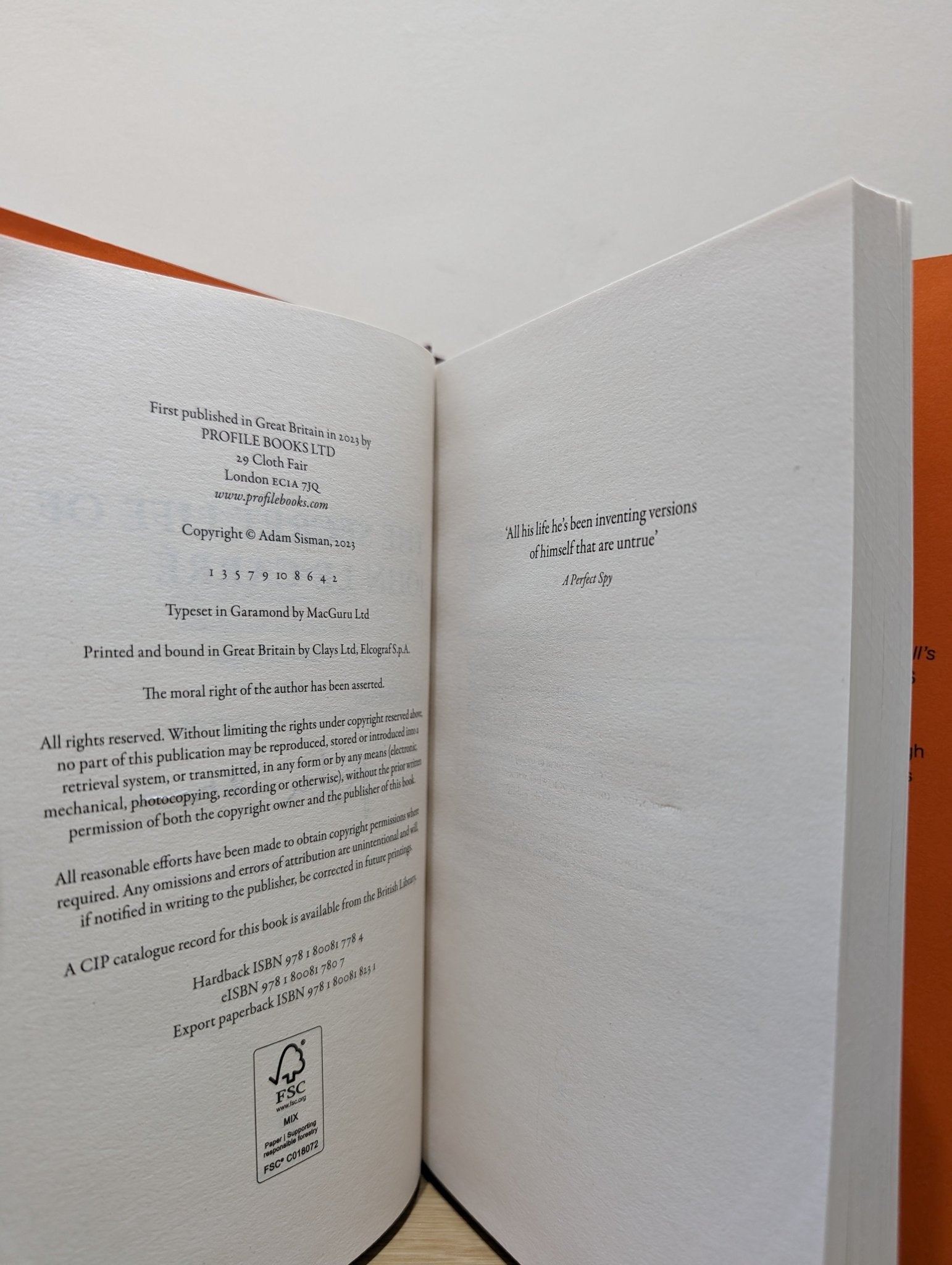 The Secret Life of John le Carré by Adam Sisman (Signed First Edition) - Fialta Books