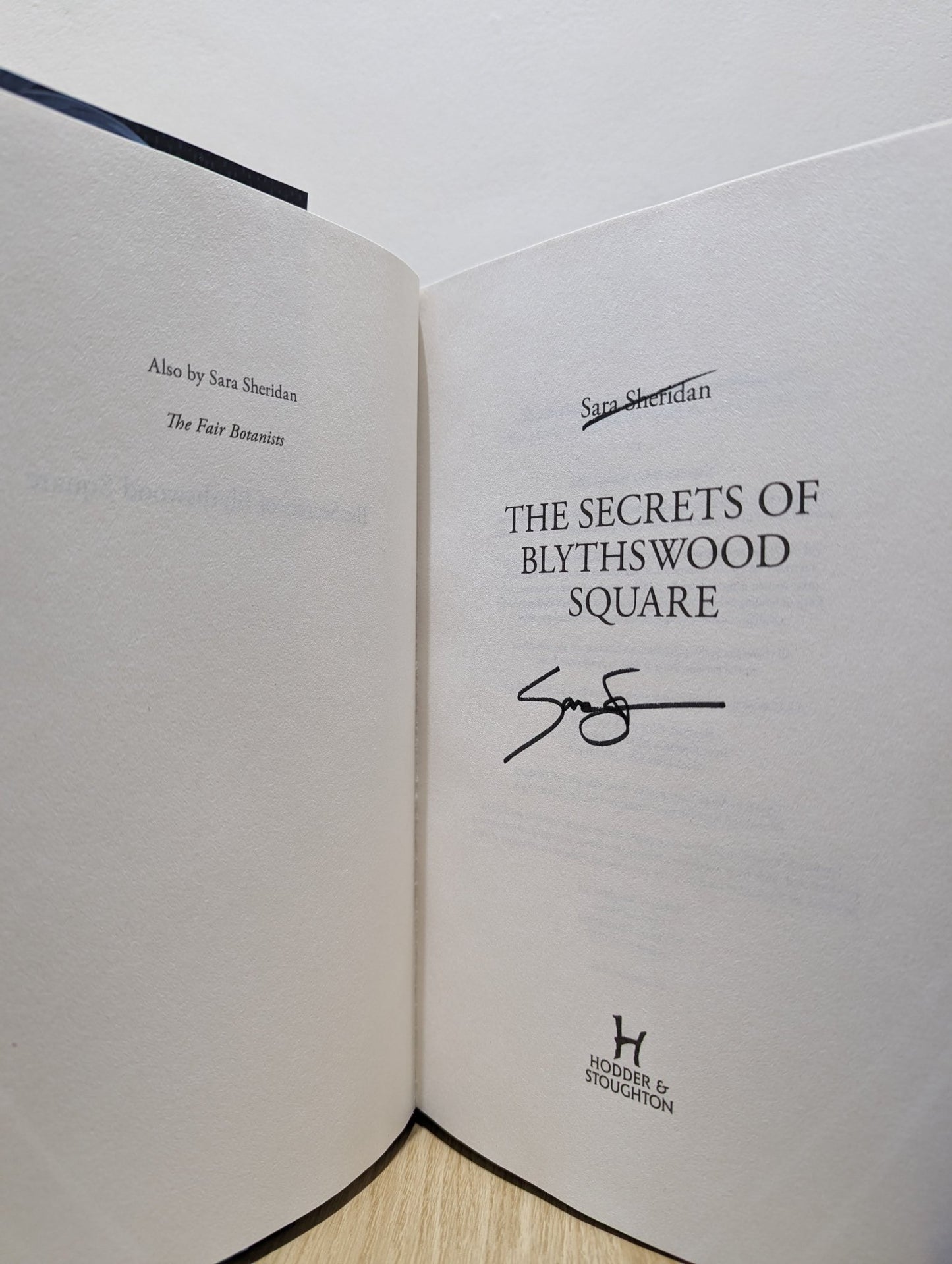 The Secrets of Blythswood Square by Sara Sheridan (Signed First Edition) - Fialta Books