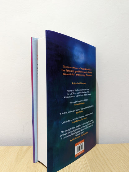 The Seven Moons of Maali Almeida by Shehan Karunatilaka (First Edition) - Fialta Books