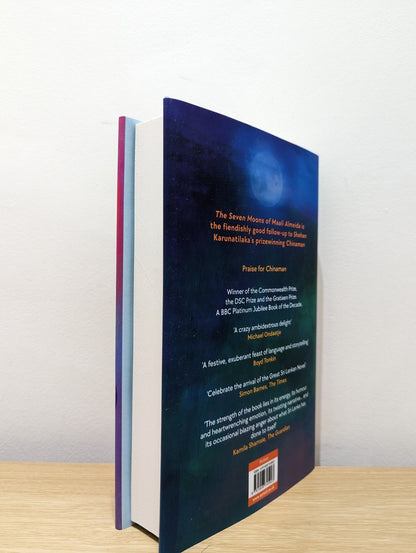 The Seven Moons of Maali Almeida by Shehan Karunatilaka (Signed Dated First Edition) - Fialta Books