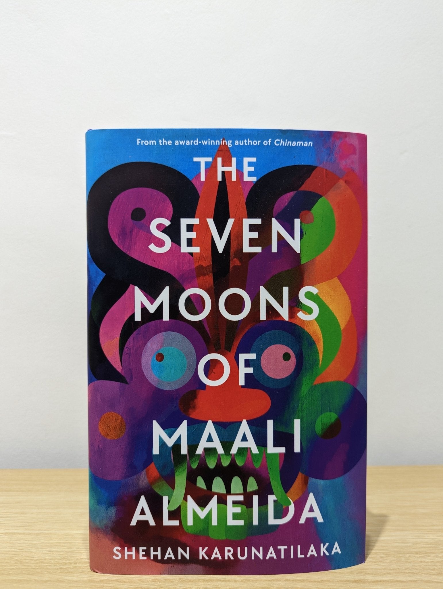 The Seven Moons of Maali Almeida by Shehan Karunatilaka (Signed First Edition) - Fialta Books