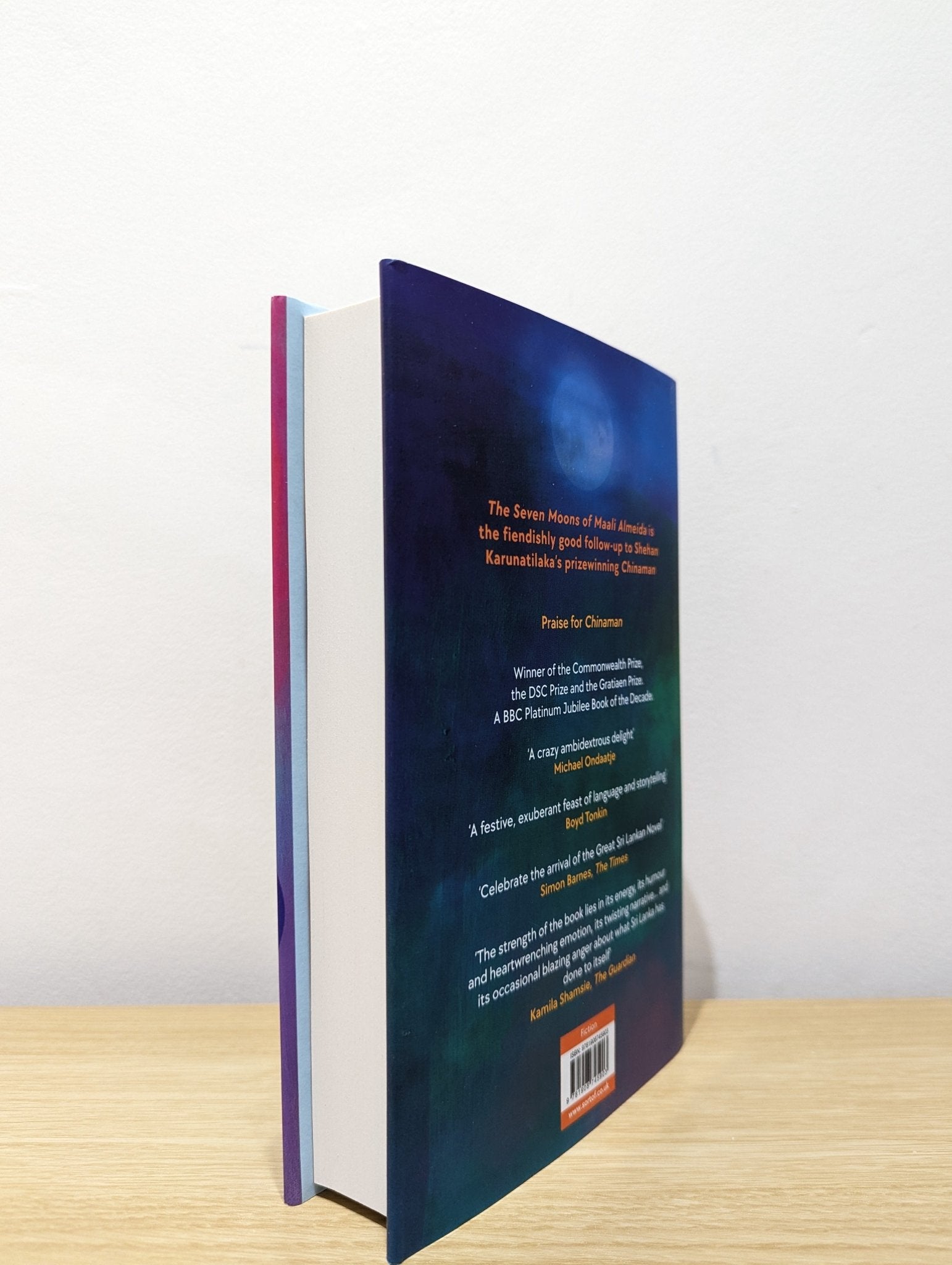 The Seven Moons of Maali Almeida by Shehan Karunatilaka (Signed First Edition) - Fialta Books