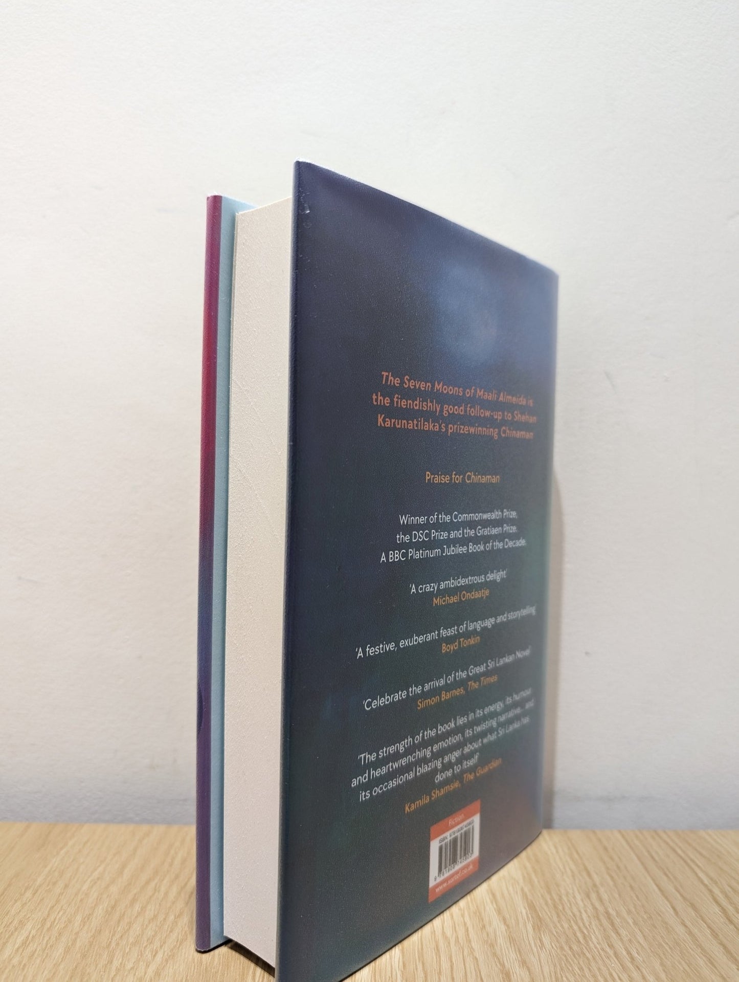 The Seven Moons of Maali Almeida by Shehan Karunatilaka (Signed Lined Dated First Edition) - Fialta Books