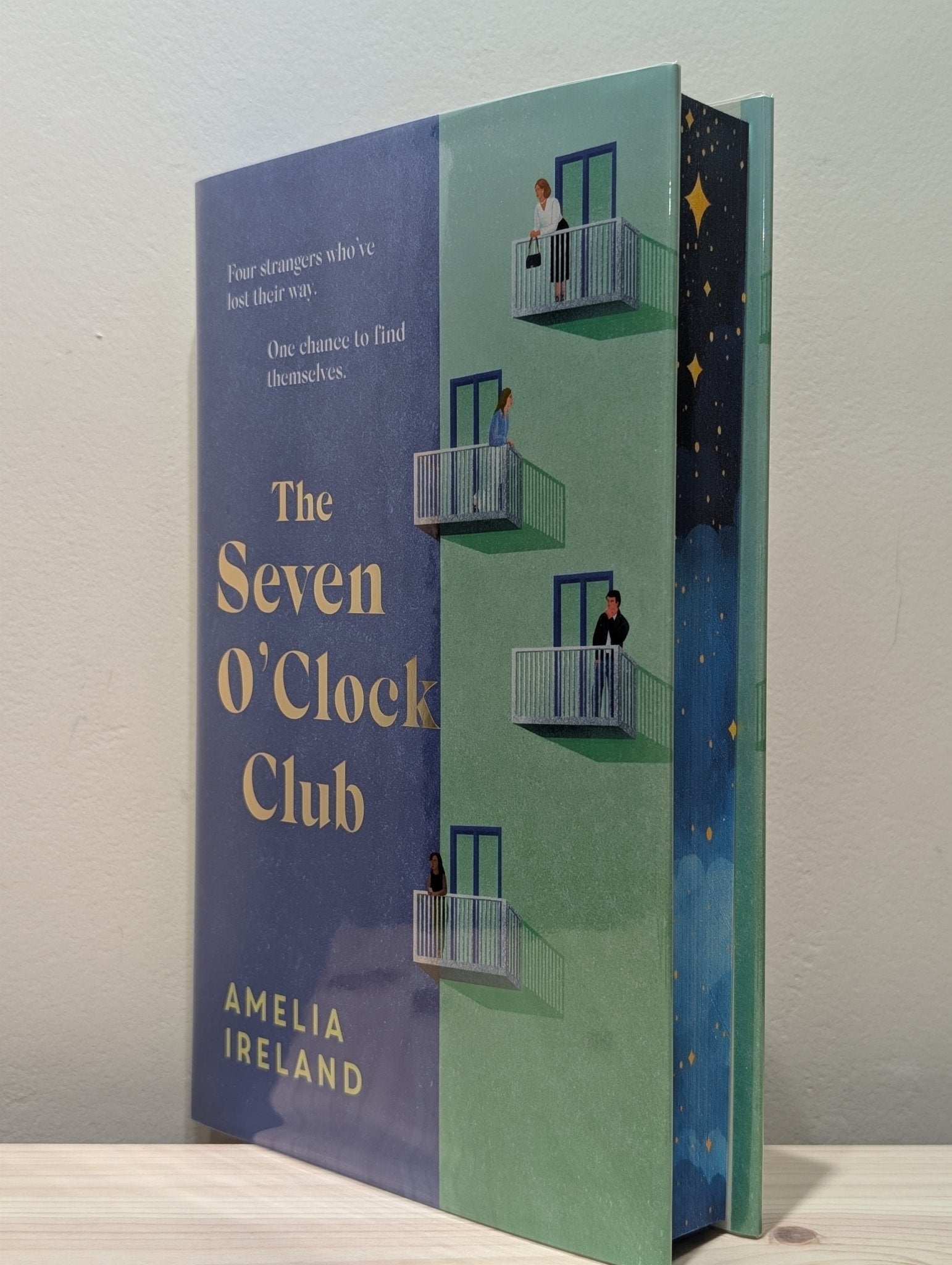 The Seven O'Clock Club by Amelia Ireland (Signed Numbered First Edition with sprayed edges) - Fialta Books
