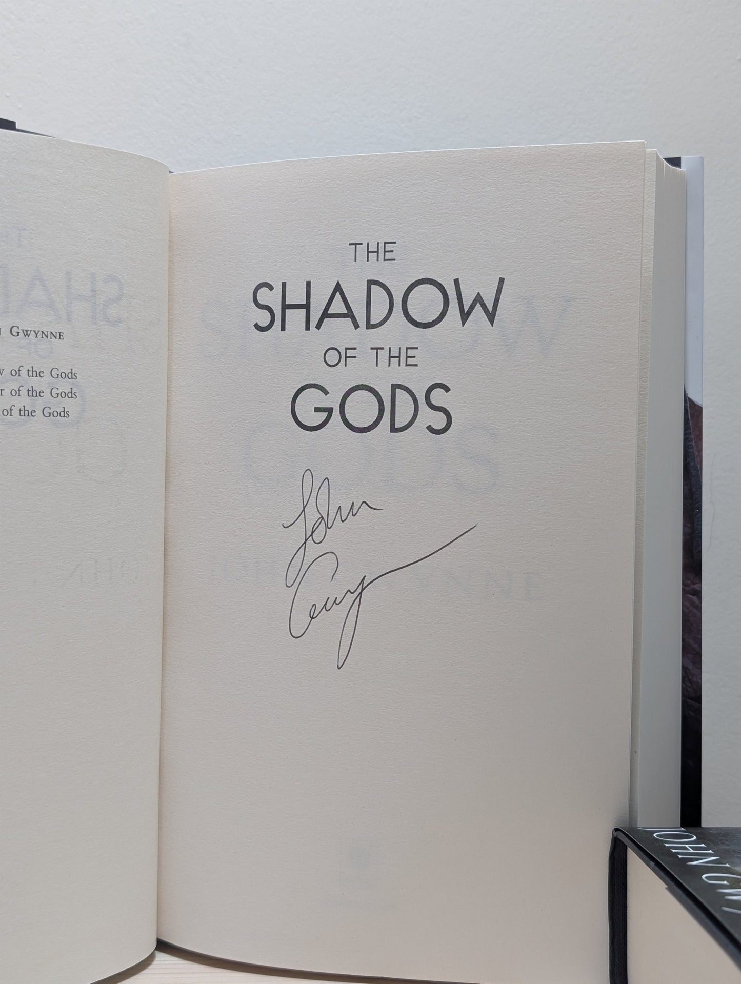 The Shadow of the Gods by John Gwynne (Signed First Edition) - Fialta Books