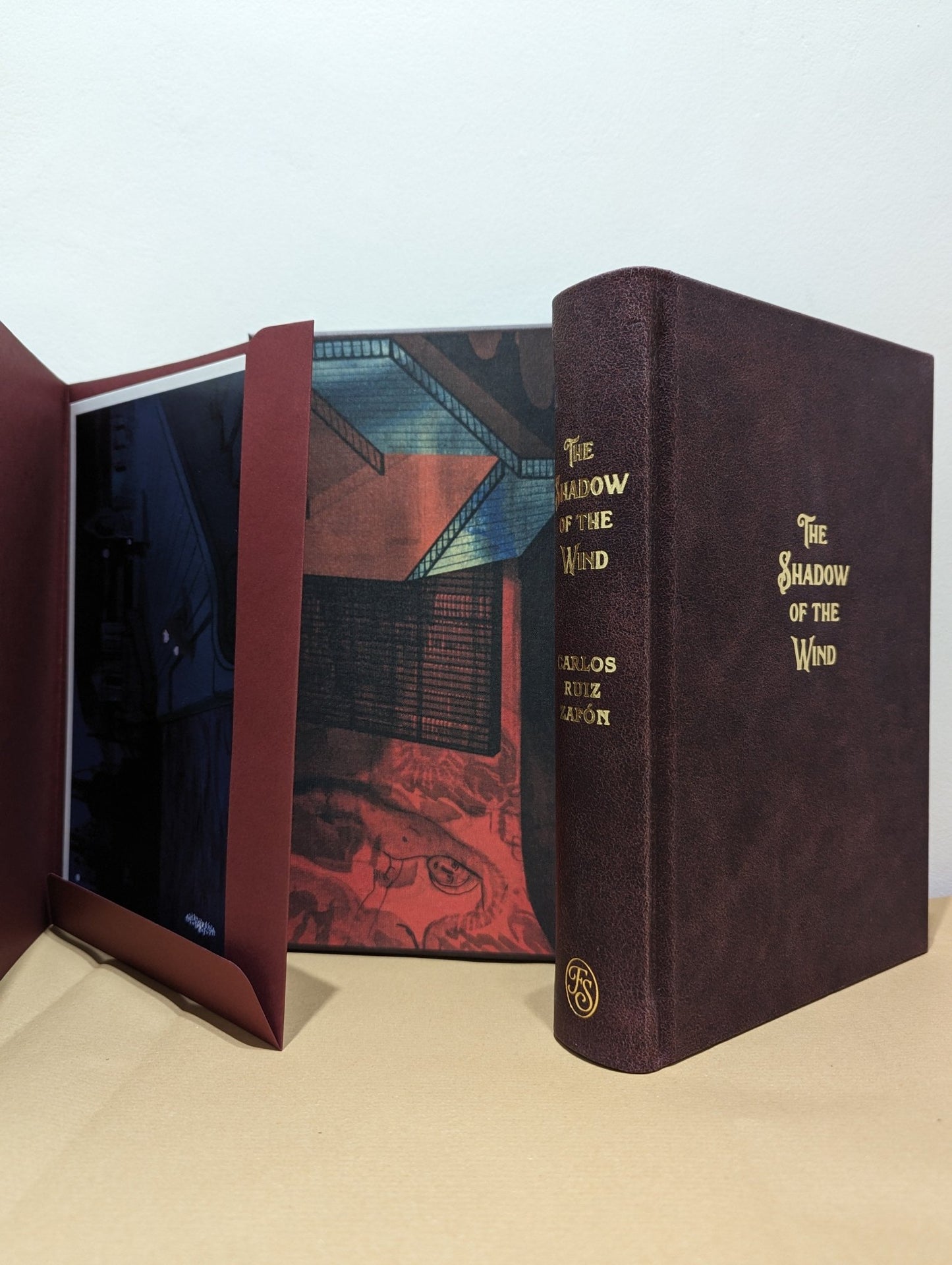 The Shadow of the Wind by Carlos Ruiz Zafón (Folio Limited Leatherbound Edition) - Fialta Books