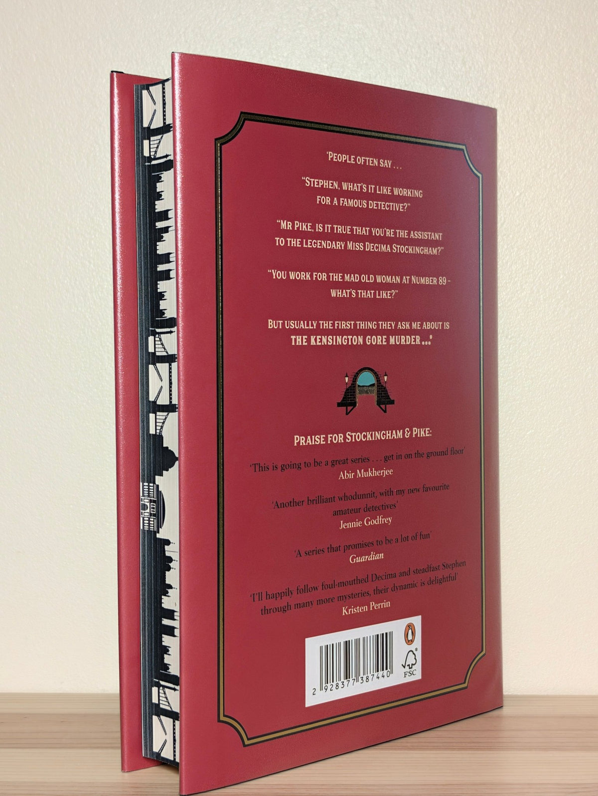 The Shadows of Kensington Gore by Ross Montgomery (Signed First Edition with sprayed edges) - Fialta Books