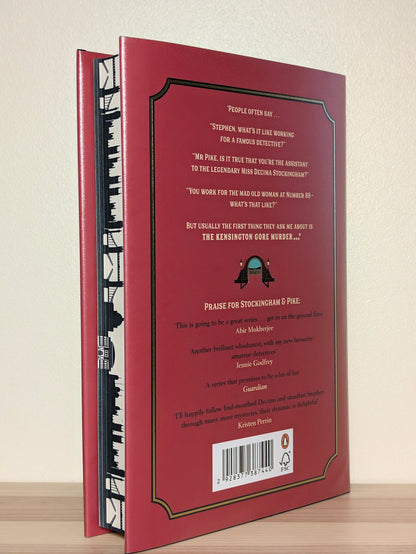 The Shadows of Kensington Gore by Ross Montgomery (Signed First Edition with sprayed edges) - Fialta Books