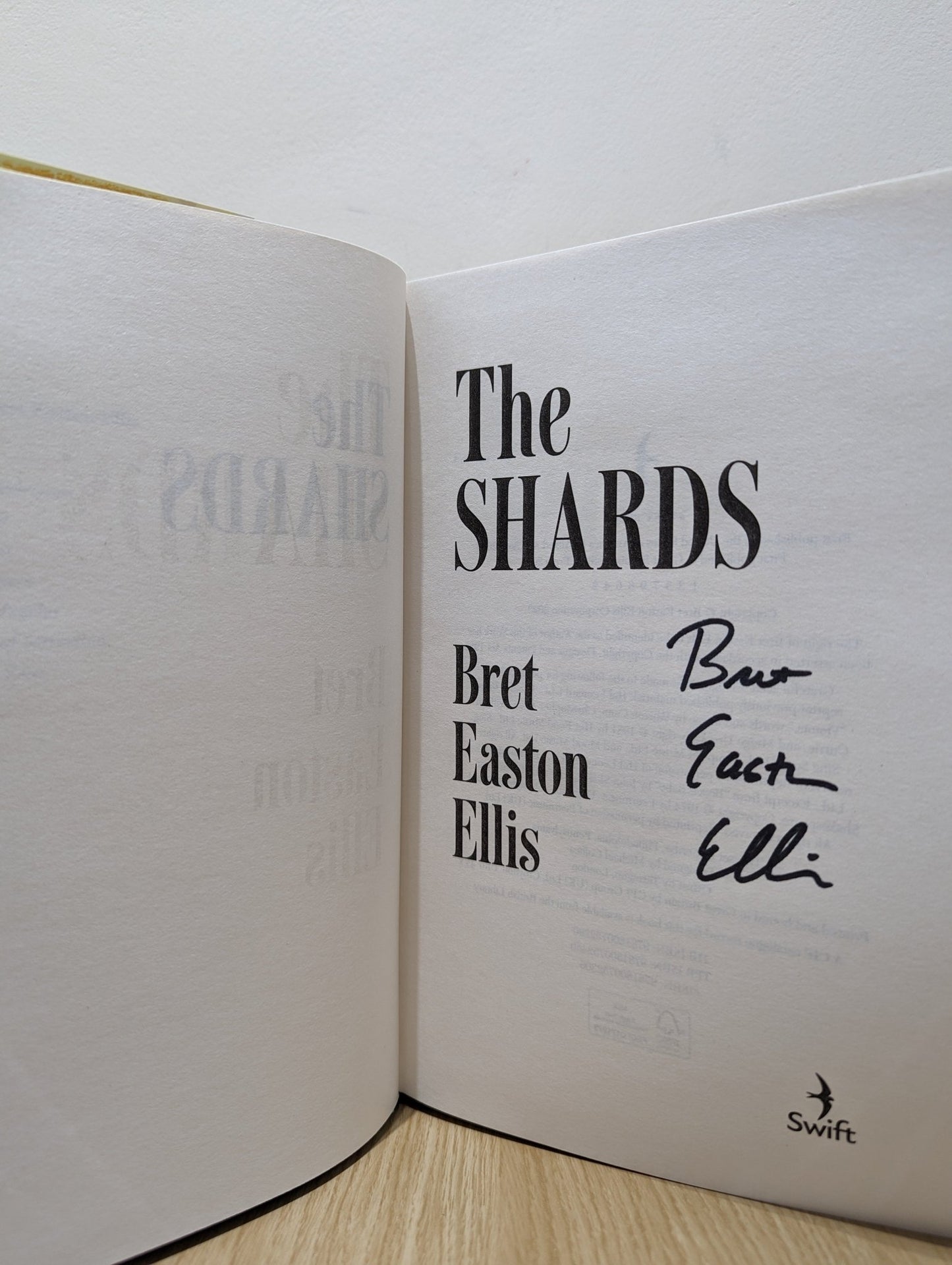 The Shards by Bret Easton Ellis (Signed) - Fialta Books
