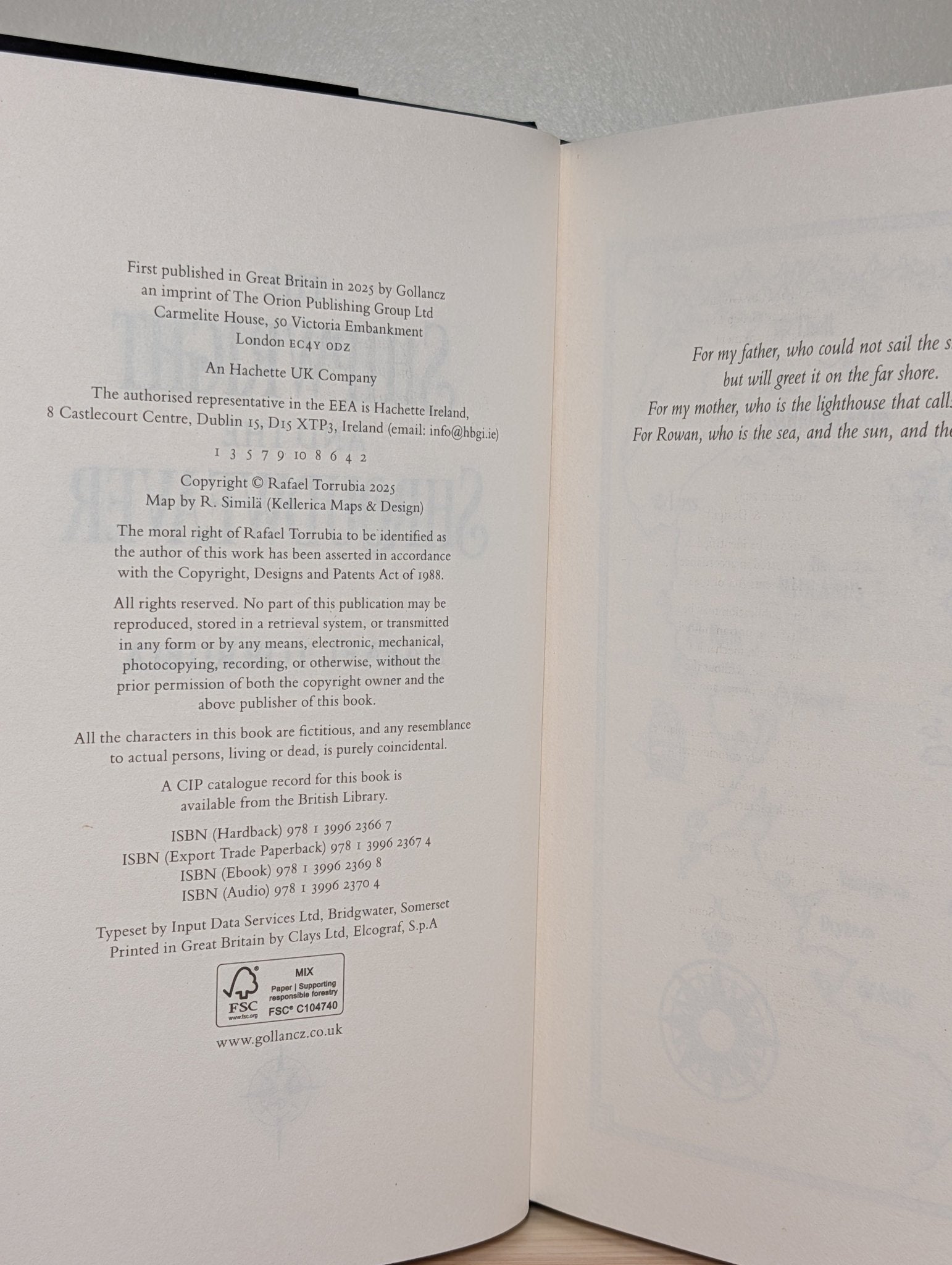 The Shipwright and the Shroudweaver by Rafael Torrubia (Signed First Edition) - Fialta Books