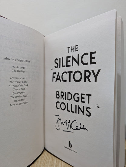 The Silence Factory by Bridget Collins (Signed First Edition) - Fialta Books