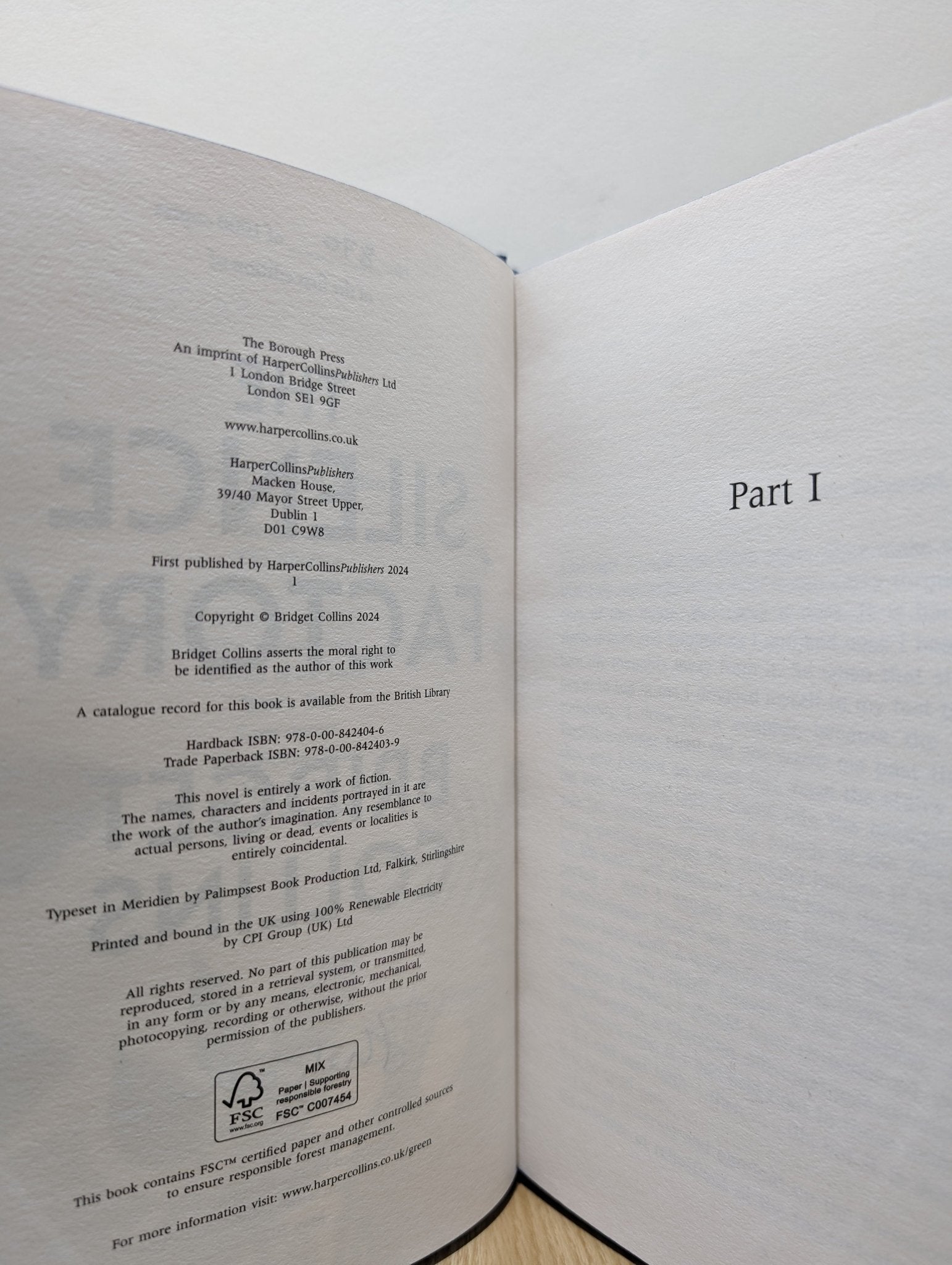 The Silence Factory by Bridget Collins (Signed Numbered First Edition with sprayed edges) - Fialta Books
