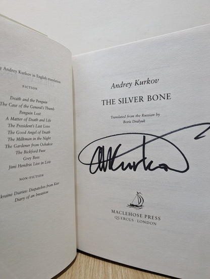 The Silver Bone: The Kyiv Mysteries by Andrey Kurkov (Signed First Edition) - Fialta Books