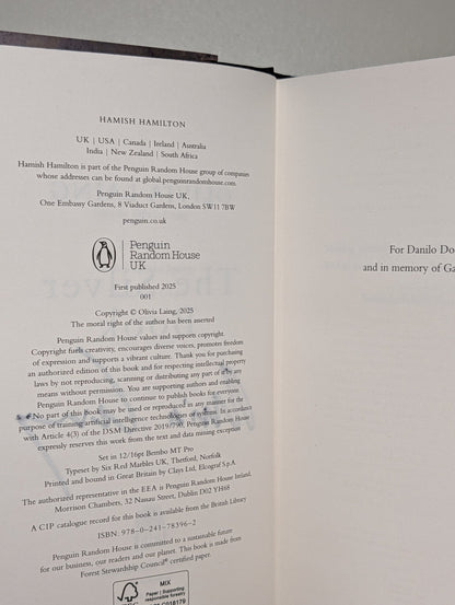 The Silver Book by Olivia Laing (Signed First Edition with sprayed edges) - Fialta Books