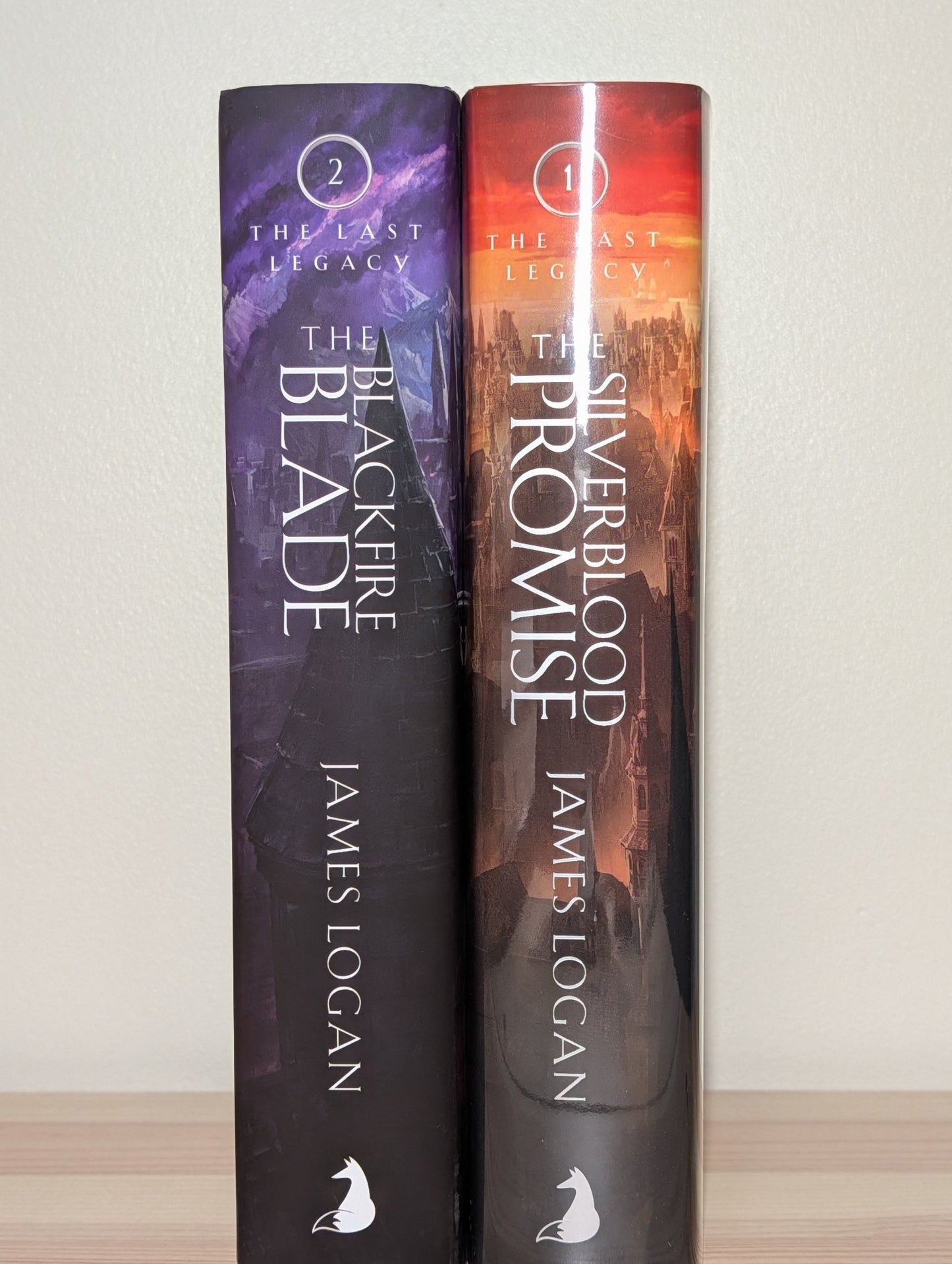 The Silverblood Promise; Blackfire Blade by James Logan (Signed First Edition Set) - Fialta Books