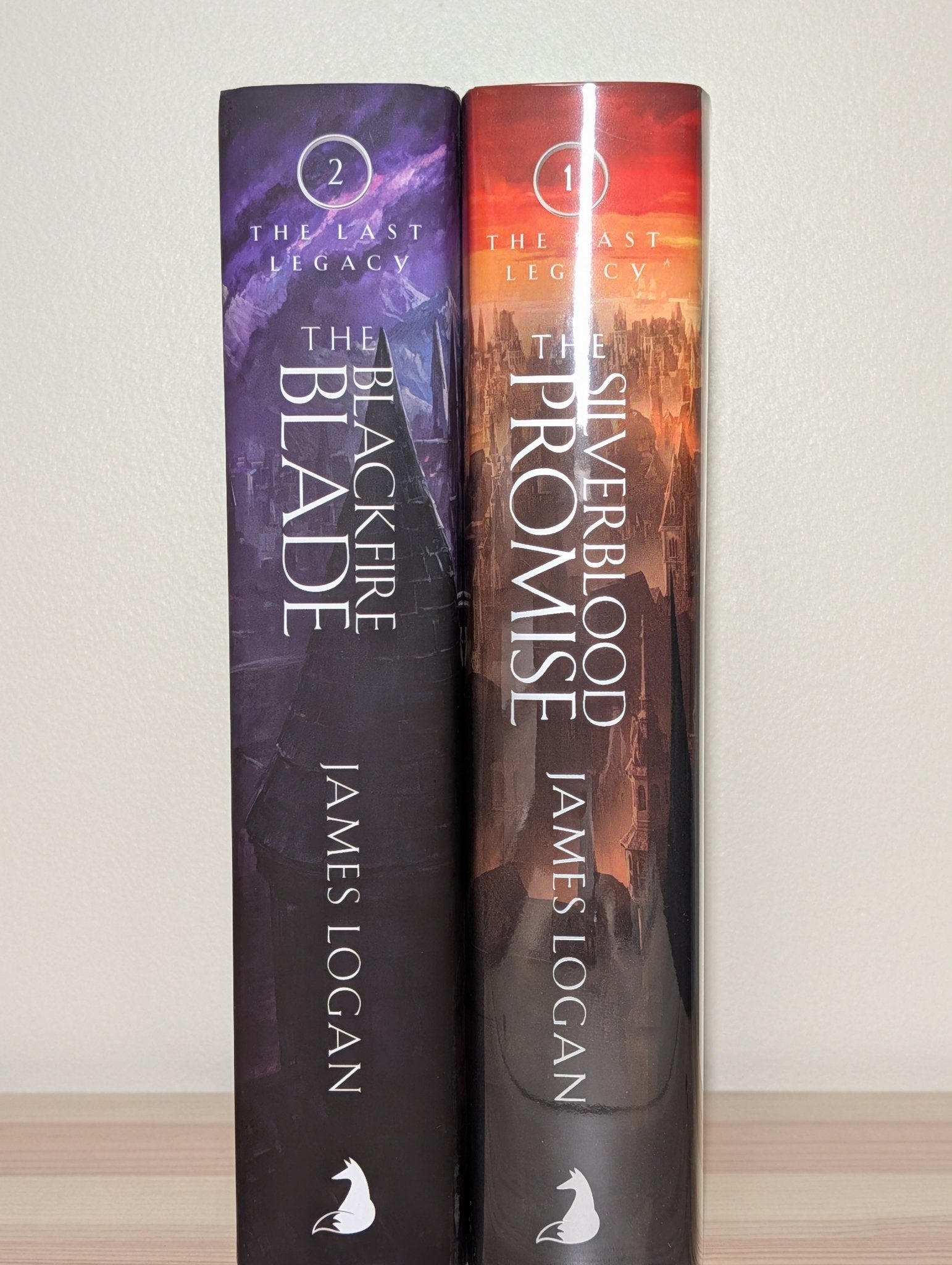 The Silverblood Promise; Blackfire Blade by James Logan (Signed First Edition Set) - Fialta Books
