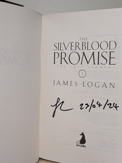 The Silverblood Promise; Blackfire Blade by James Logan (Signed First Edition Set) - Fialta Books