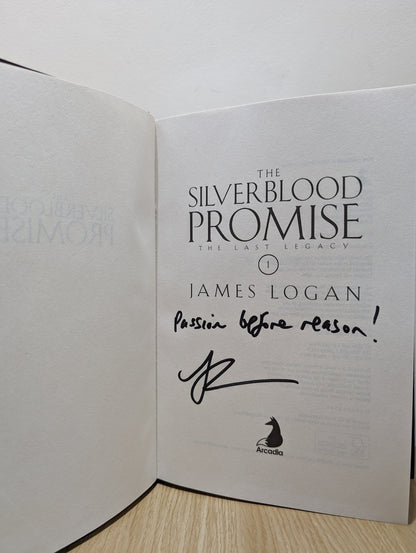 The Silverblood Promise by James Logan (Signed Lined First Edition) - Fialta Books