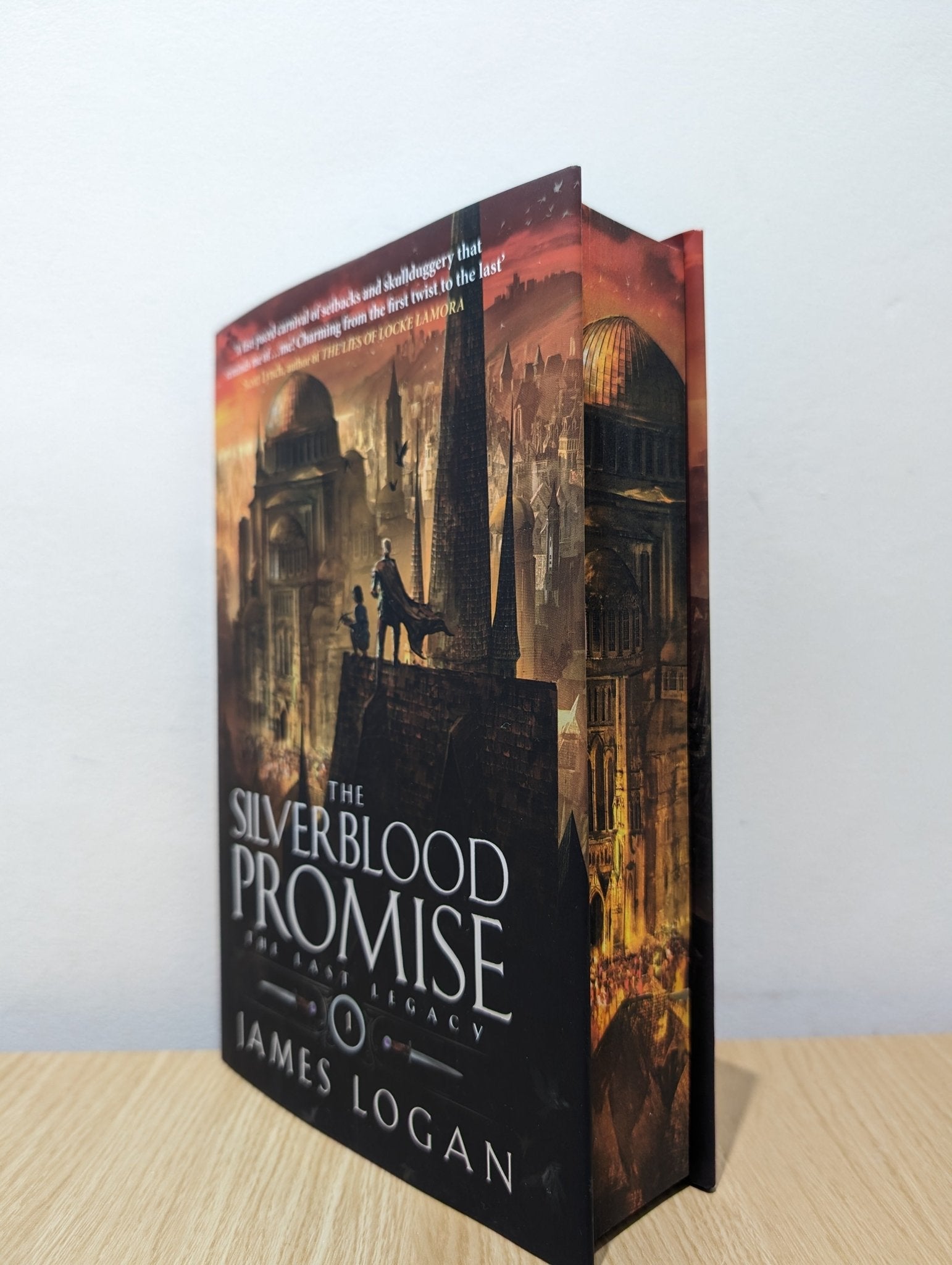 The Silverblood Promise by James Logan (Signed Numbered First Edition with sprayed edges) - Fialta Books