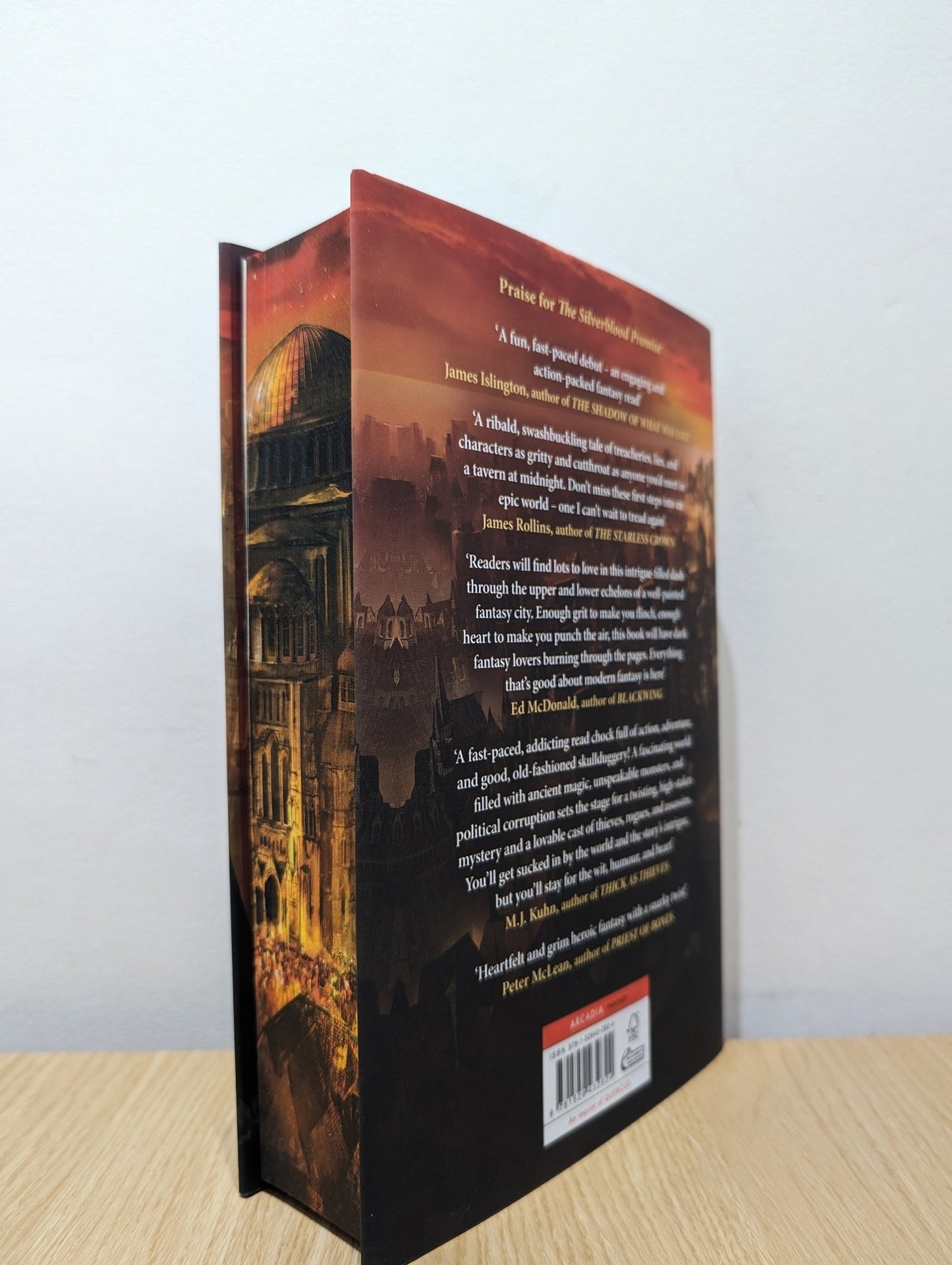 The Silverblood Promise by James Logan (Signed Numbered First Edition with sprayed edges) - Fialta Books