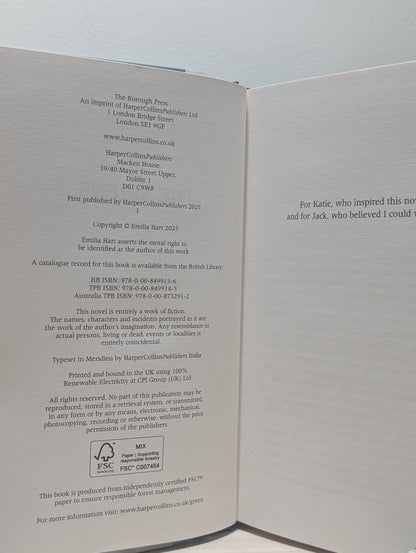 The Sirens by Emilia Hart (Signed Dated First Edition) - Fialta Books