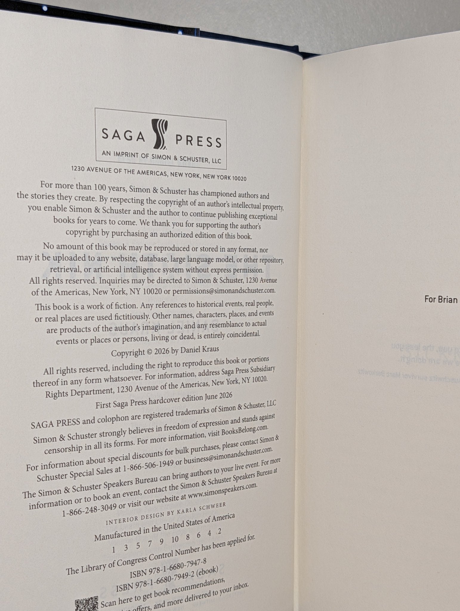 The Sixth Nik by Daniel Kraus (First Edition with sprayed edges) - Fialta Books