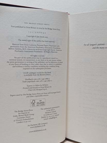 The Sleep Room: A Very British Medical Scandal by Jon Stock (Signed First Edition) - Fialta Books